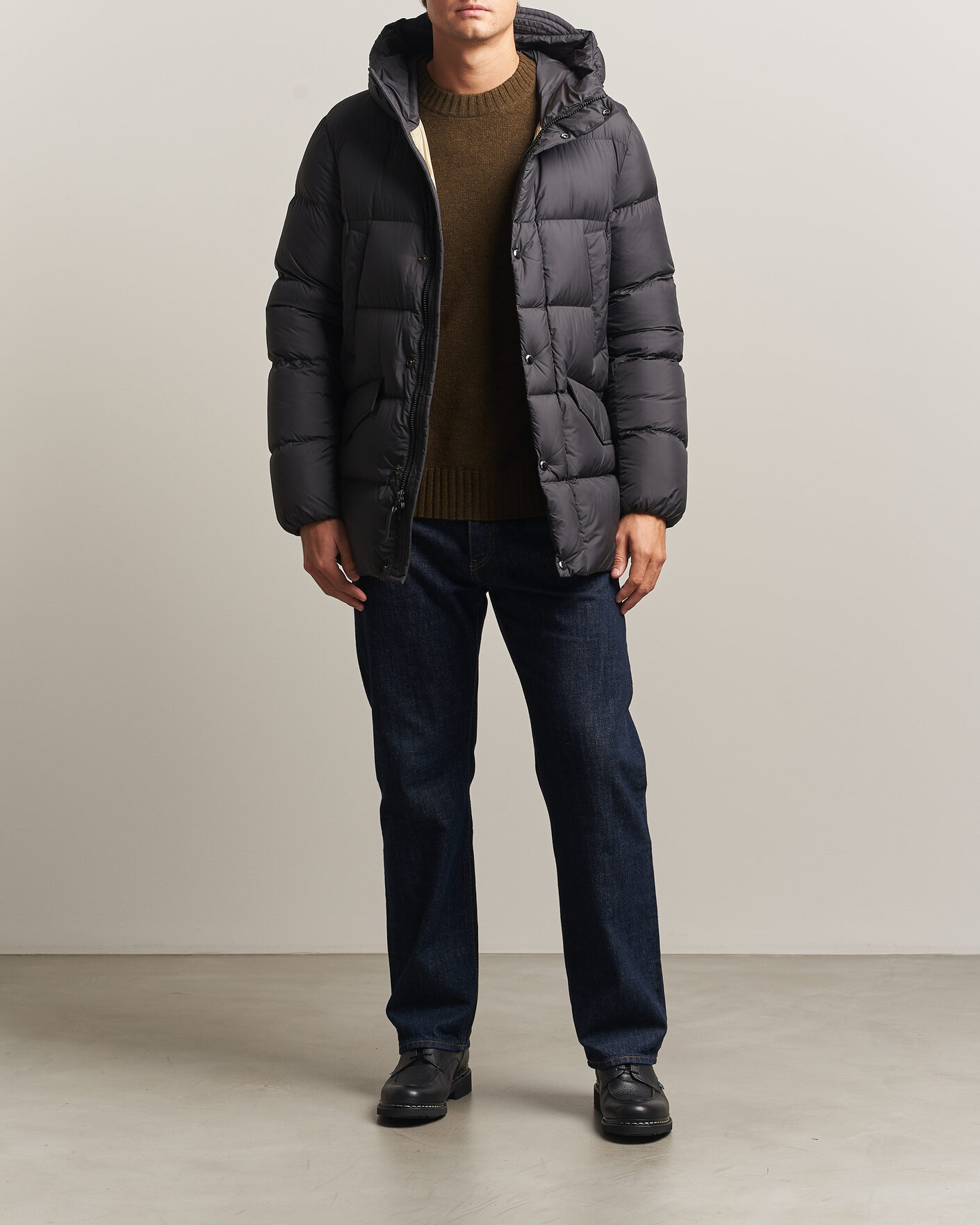 Herr | Jackor | Woolrich | Cloud Davis Parka Black