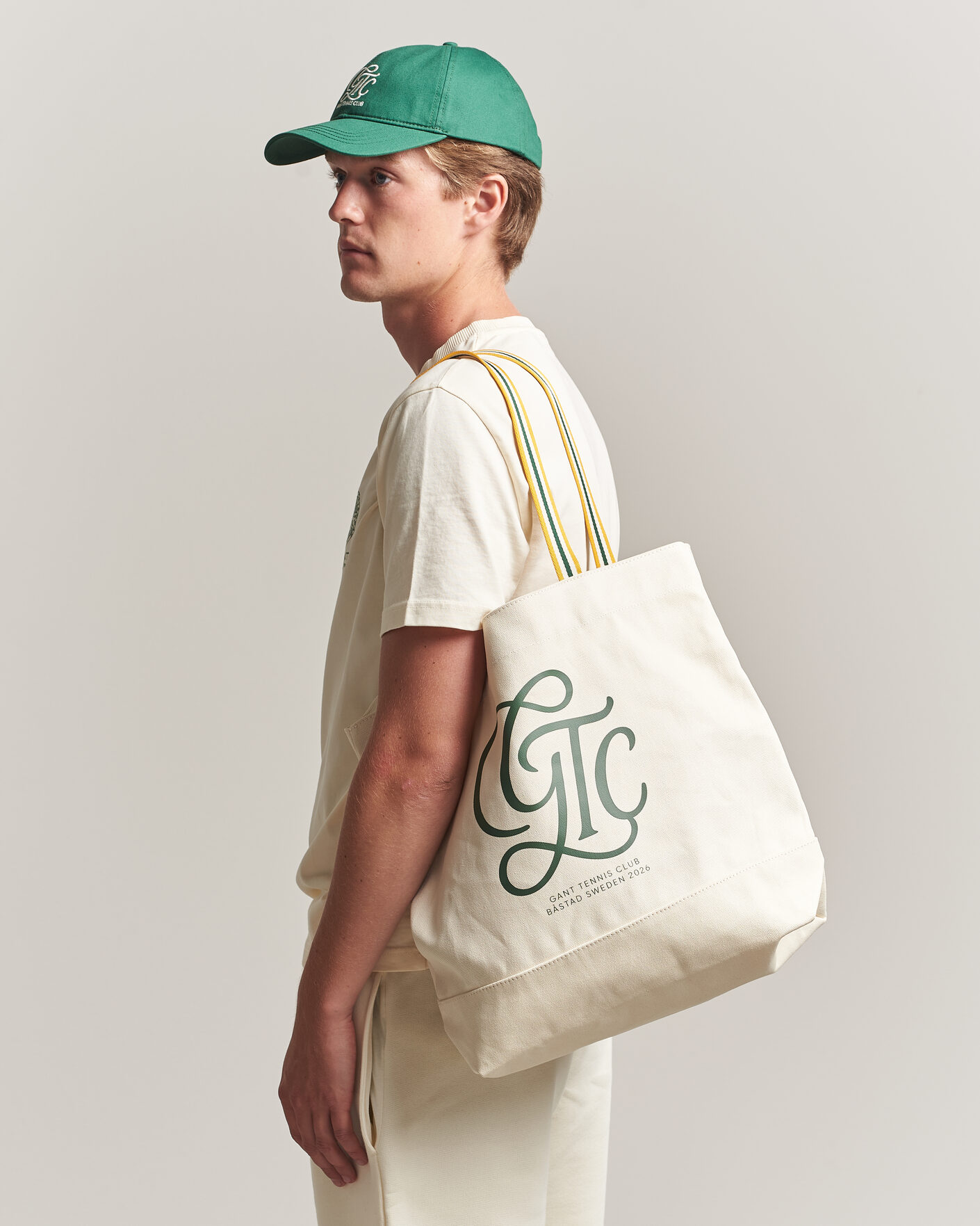 Herr | Väskor | Gant | Tournament Tote Bag Cream