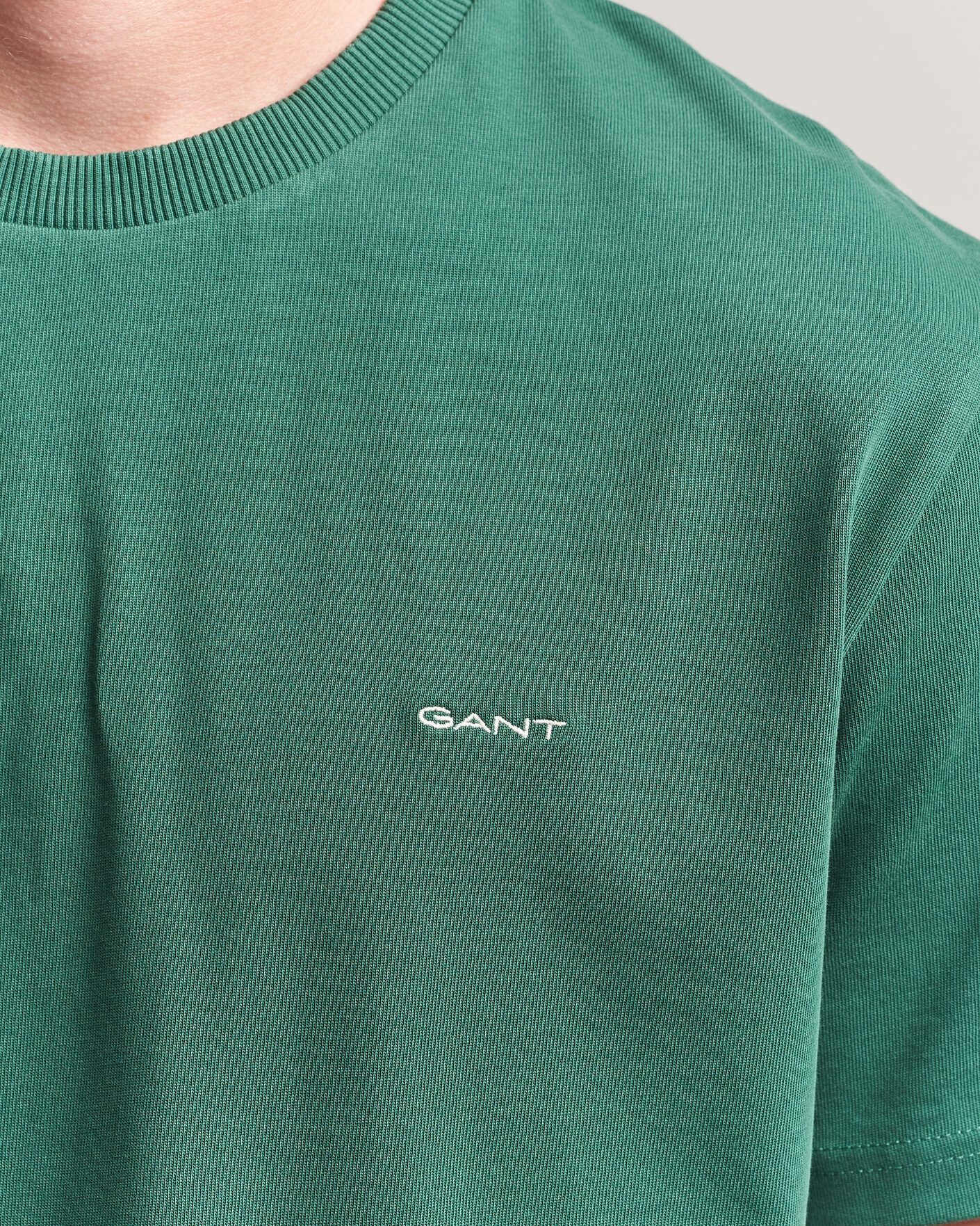 Herr | T-Shirts | Gant | Tournament Crew Neck T-Shirt Green
