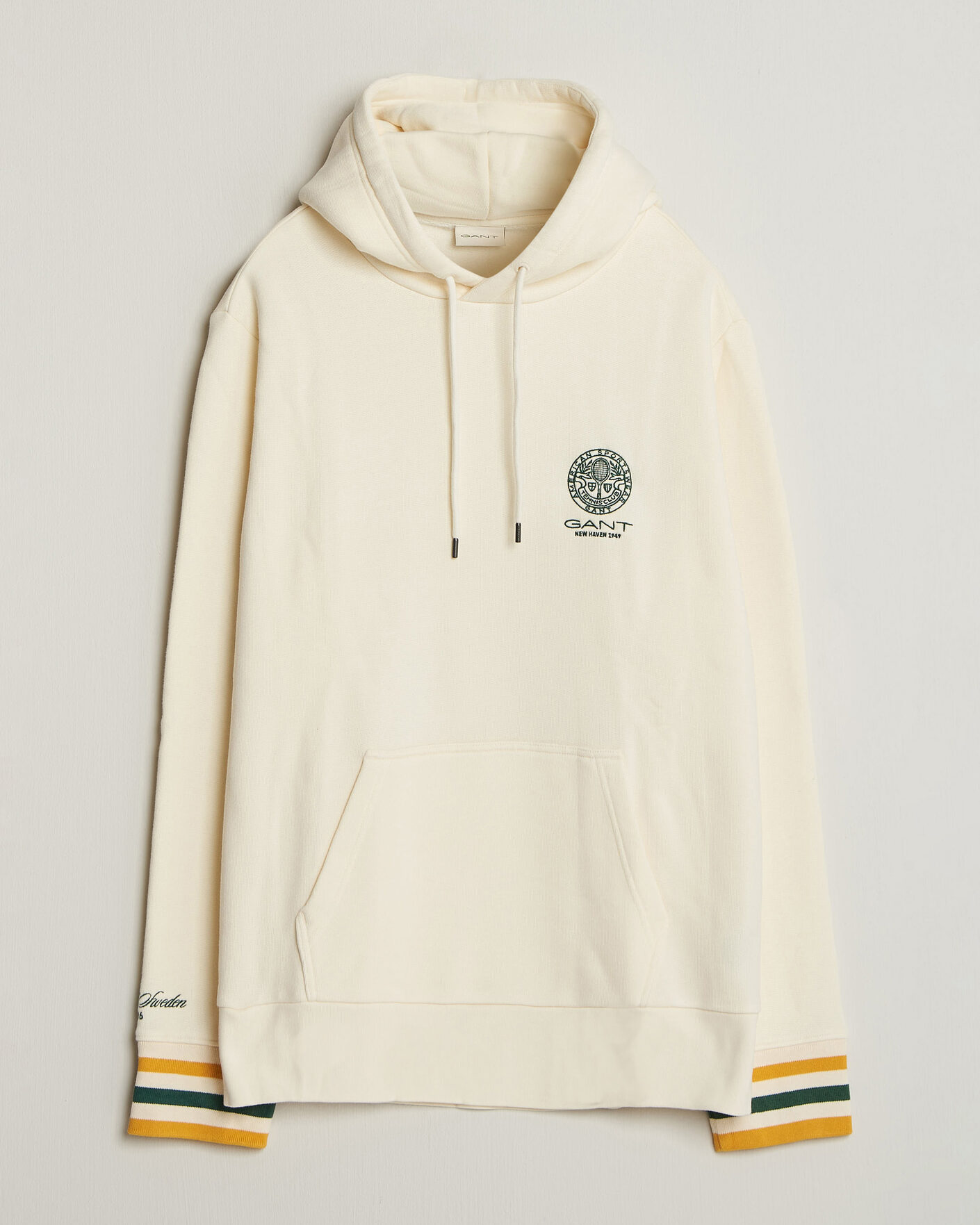 Herr | Tröjor | Gant | Tournament Hoodie Cream