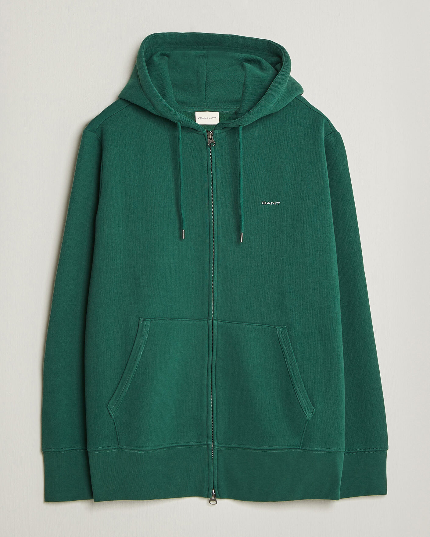 Herr | Tröjor | Gant | Tournament Full Zip Hoodie Green