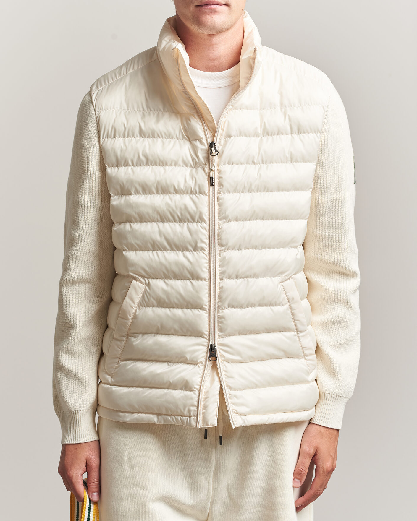 Herr | Jackor | Gant | Tournament Mixed Media Jacket Cream