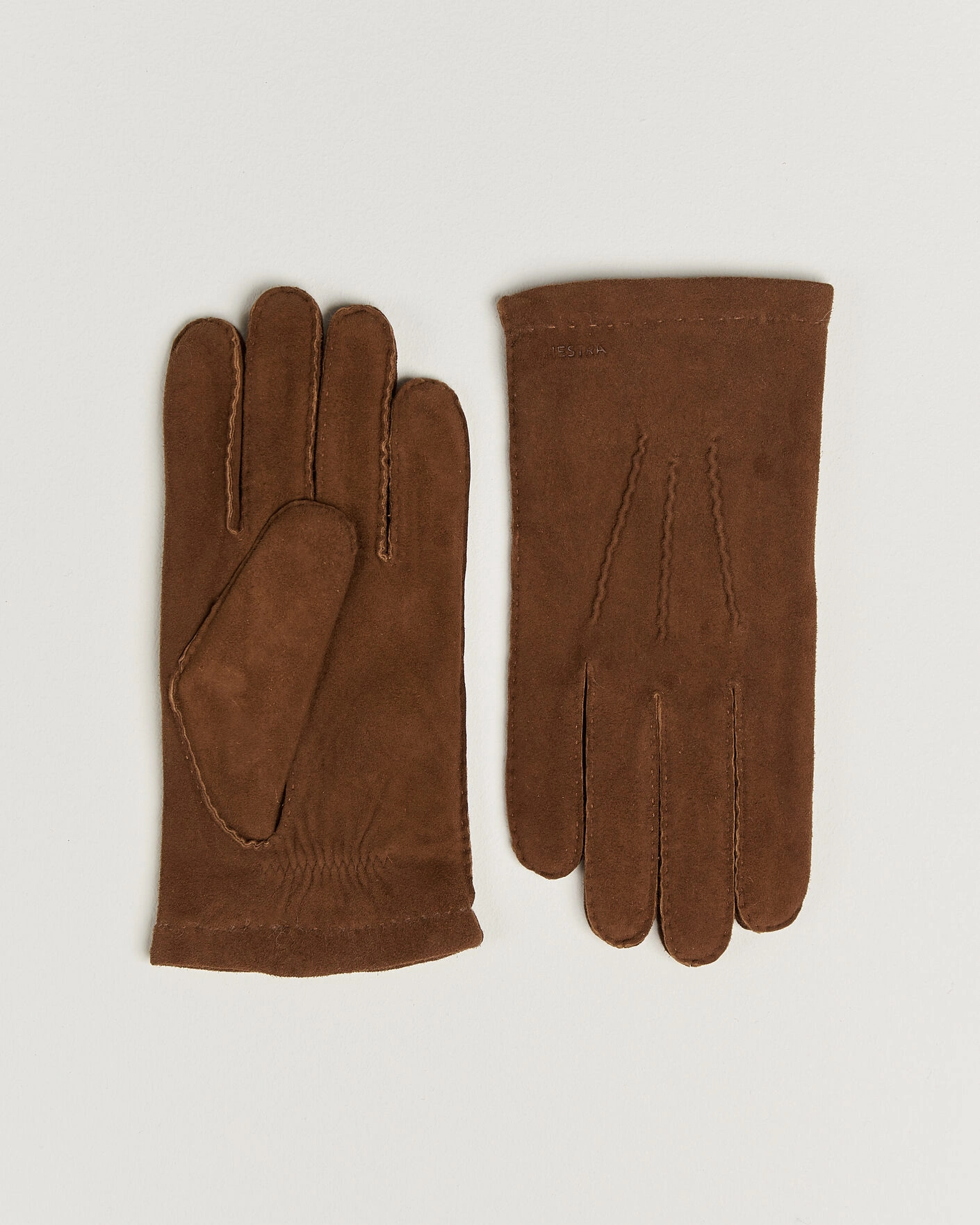 Herr | Handskar | Hestra | Arthur Wool Lined Suede Glove Whiskey