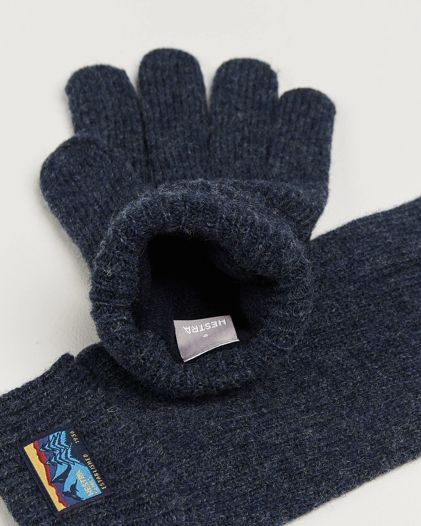 Herr | Handskar | Hestra | Raggwool Glove Navy