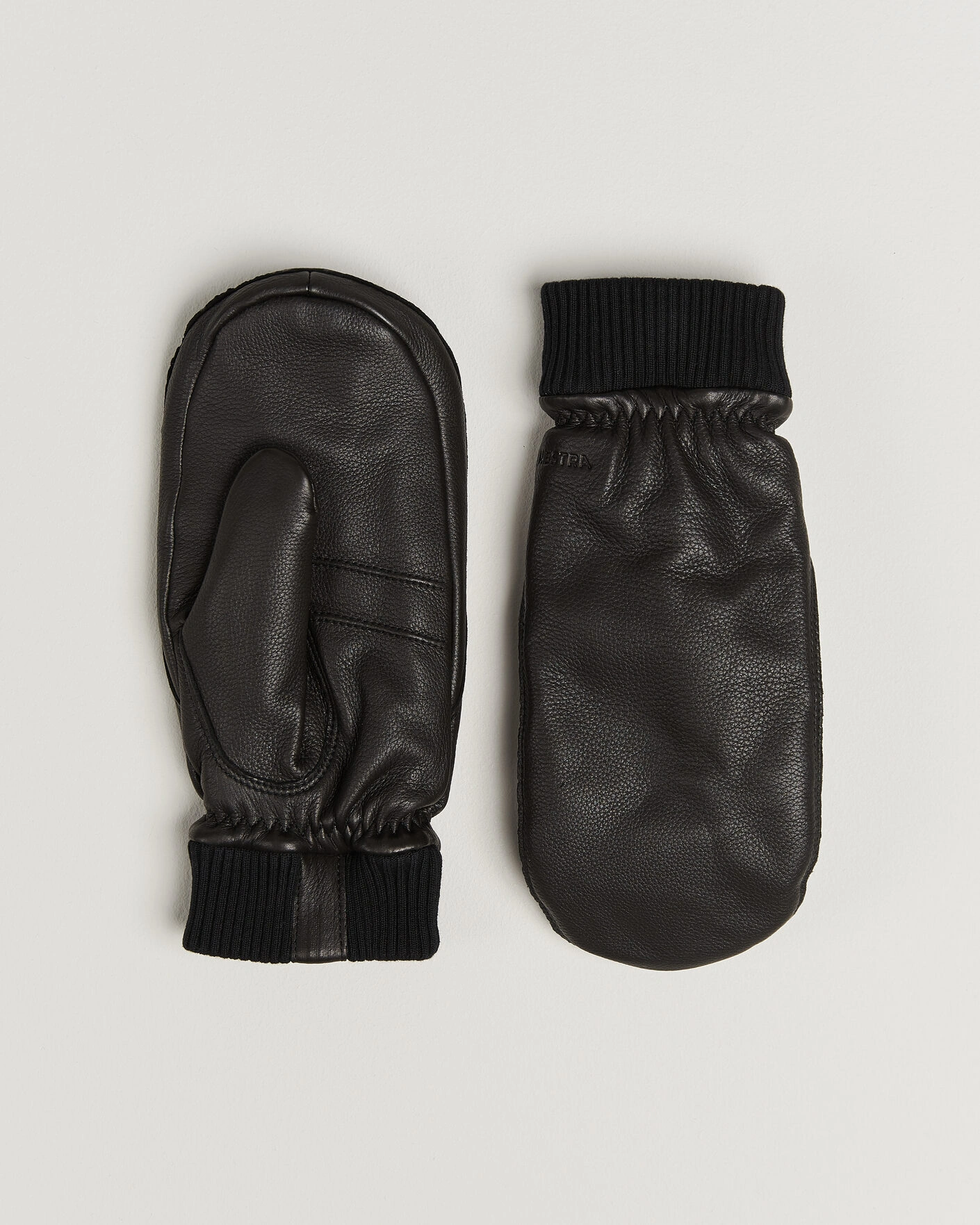 Herr | Handskar | Hestra | Tore Deerskin Primaloft Lined Mitt Black