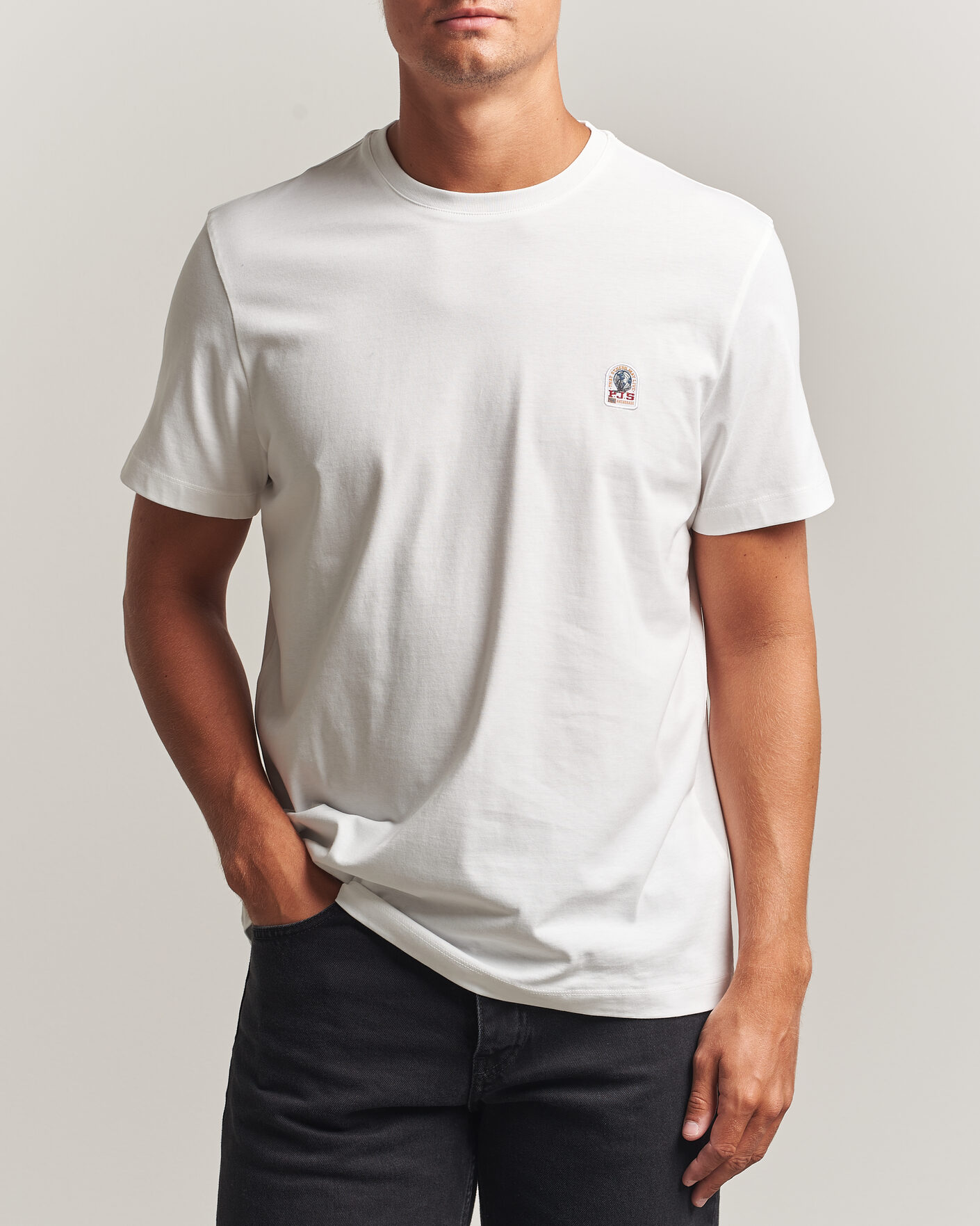Herr | T-Shirts | Parajumpers | Patch Super Easy T-Shirt White