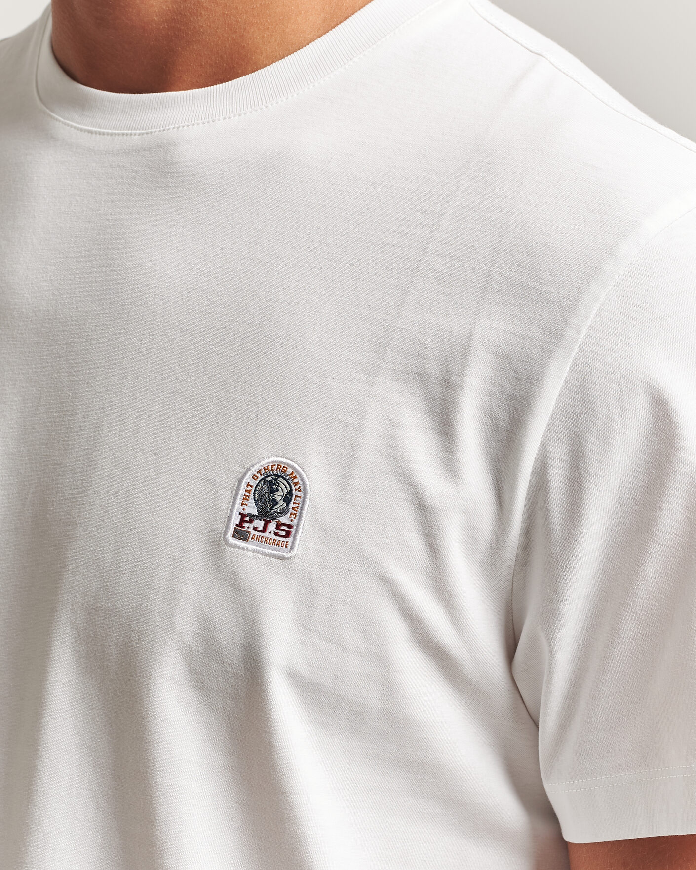 Herr | T-Shirts | Parajumpers | Patch Super Easy T-Shirt White