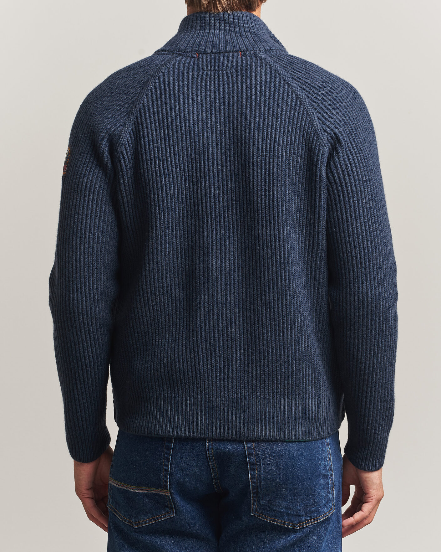Herr | Jackor | Parajumpers | Olmo Rib Knitted Hybrid Jacket Nine Iron