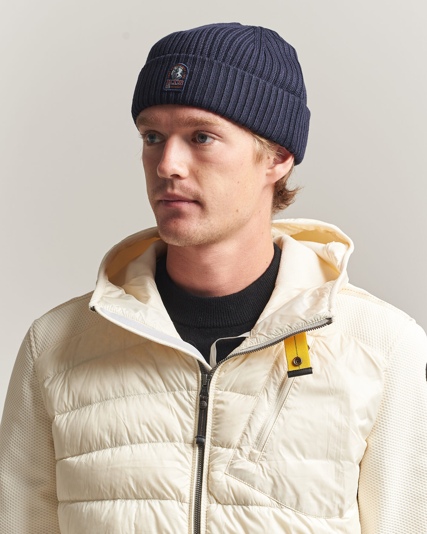 Herr | Mössor | Parajumpers | Matio Ribbed Hat Blue Navy