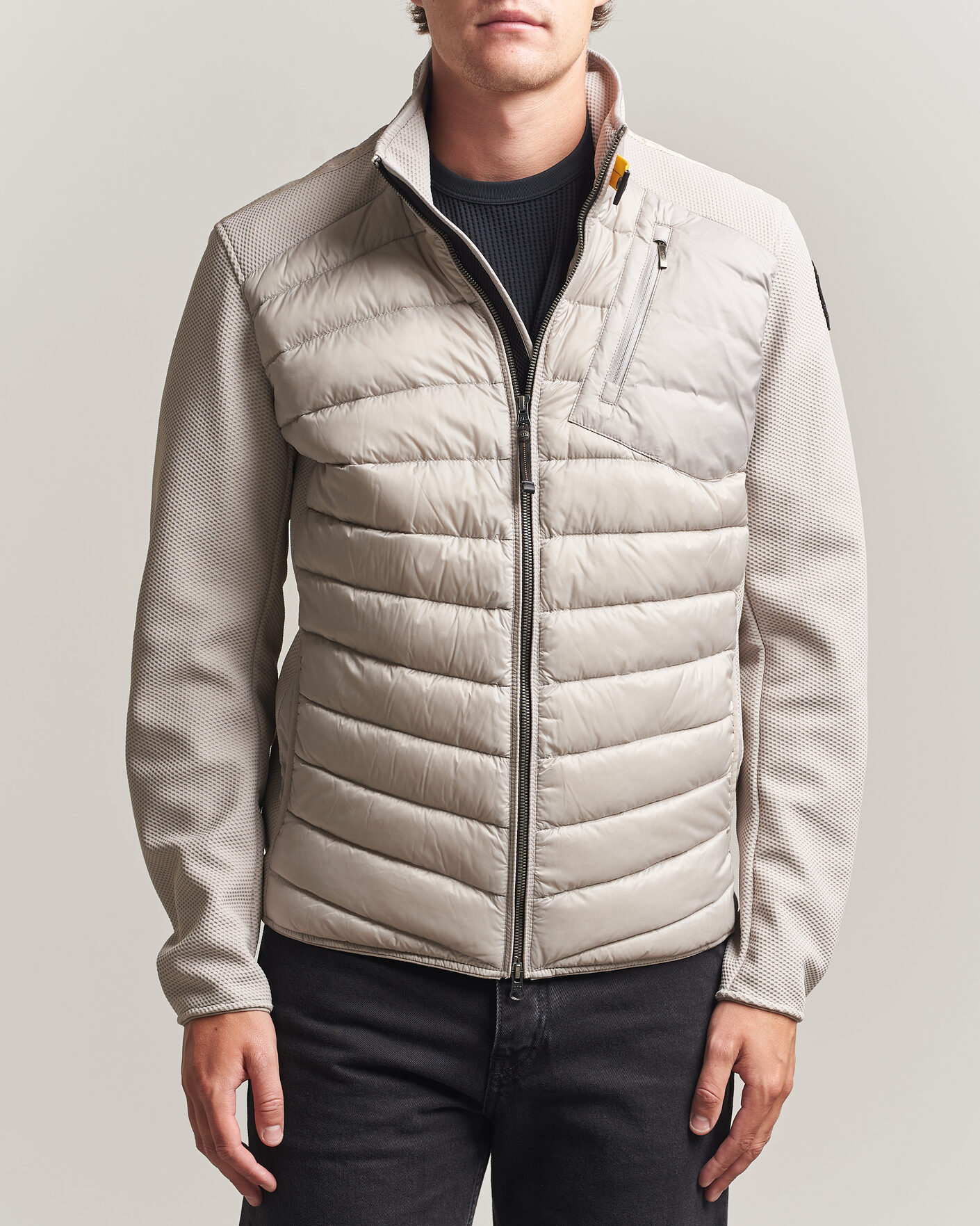 Herr | Jackor | Parajumpers | Jayden Warm Up Hybrid Jacket Mid Grey