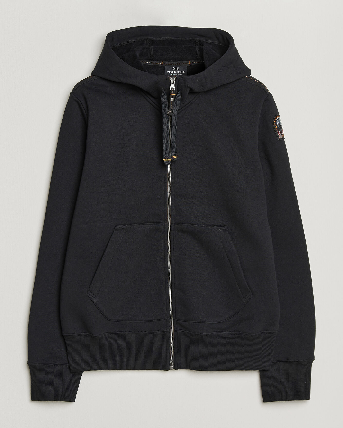 Herr | Tröjor | Parajumpers | Charlie Super Easy Full Zip Black