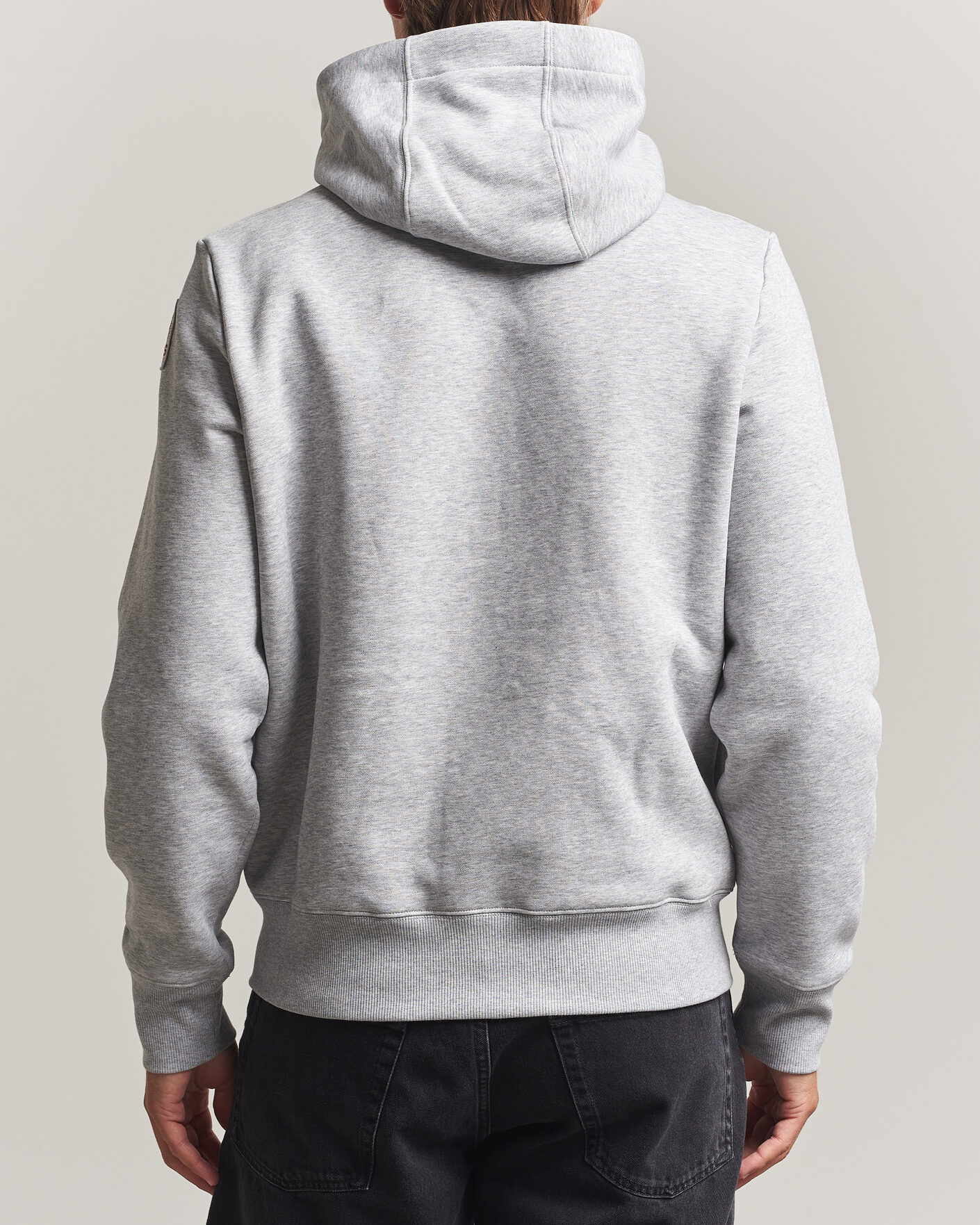 Herr | Tröjor | Parajumpers | Charlie Super Easy Full Zip Ash Grey Melange