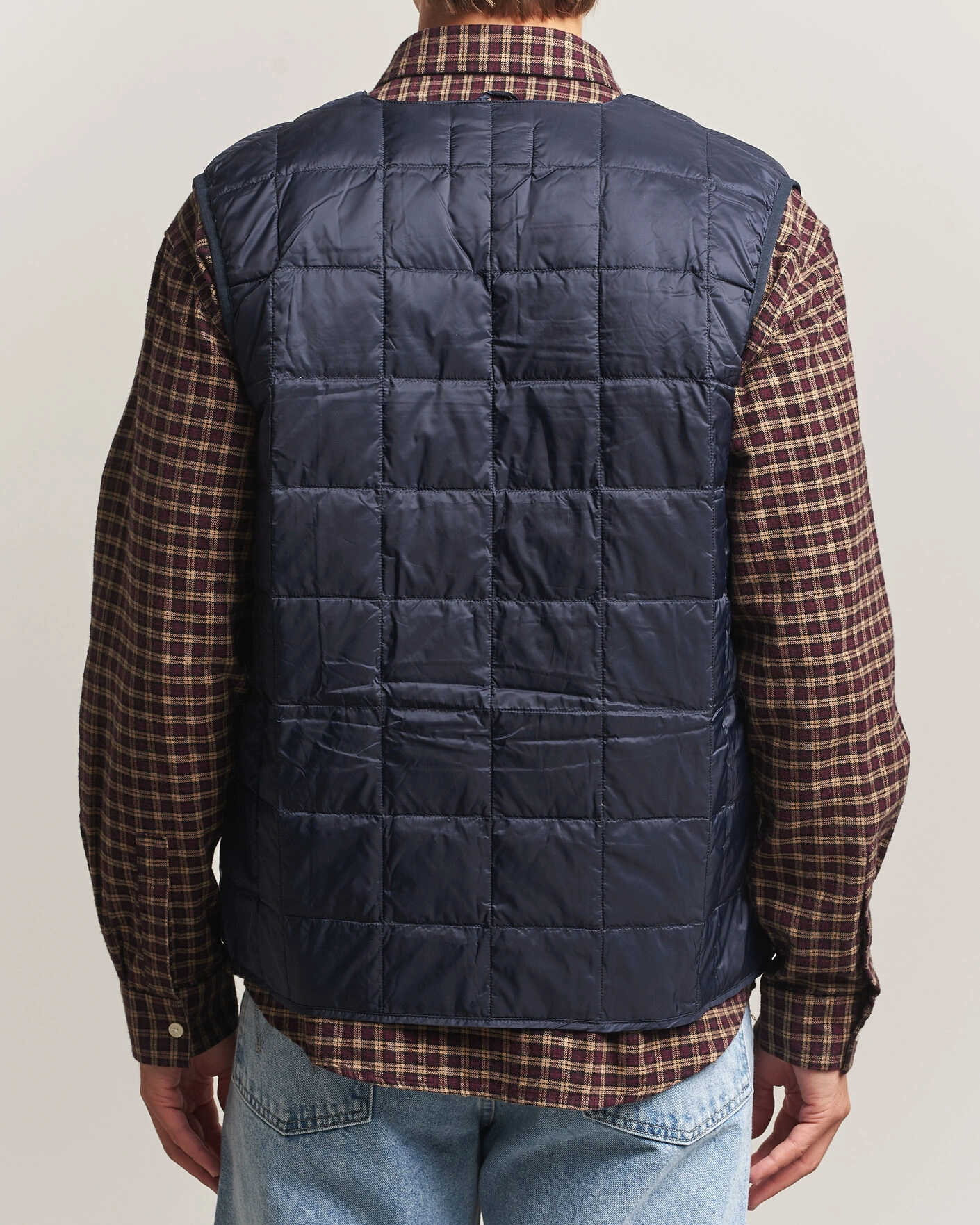 Herr | Västar | TAION | V-Neck Lightweight Down Vest Dark Navy