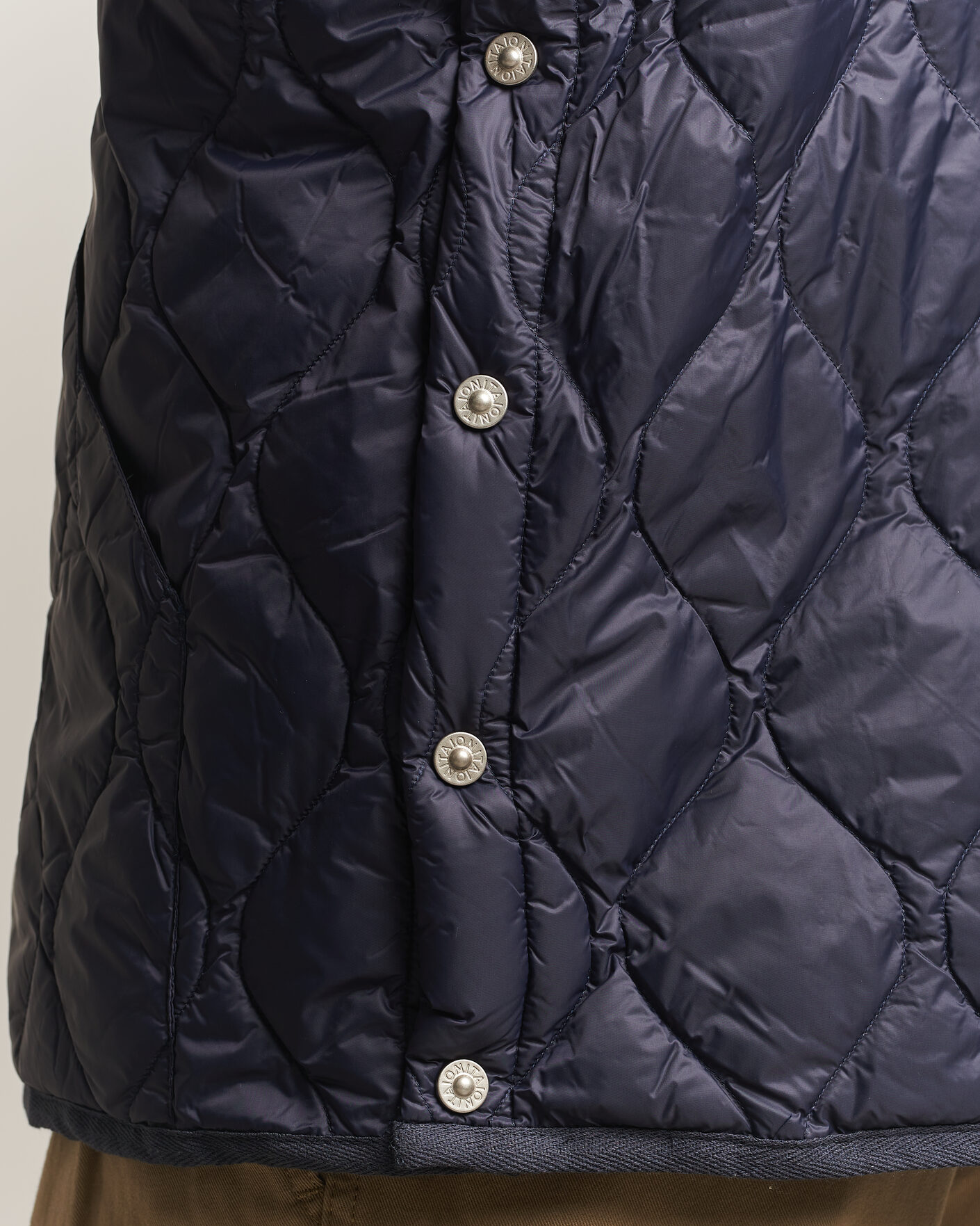 Herr | Västar | TAION | Military Crew Neck Down Vest Dark Navy