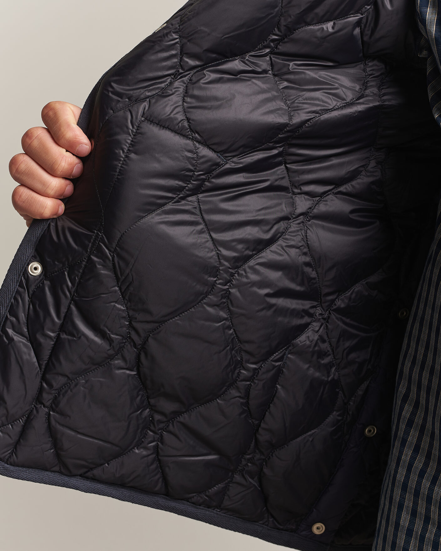 Herr | Västar | TAION | Military Crew Neck Down Vest Dark Navy