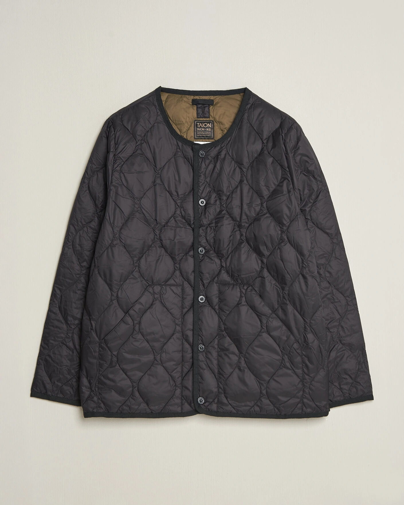Herr | Jackor | TAION | Military Crew Neck Down Jacket Black