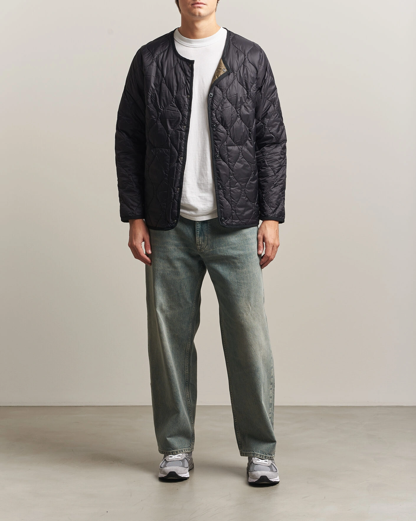 Herr | Jackor | TAION | Military Crew Neck Down Jacket Black