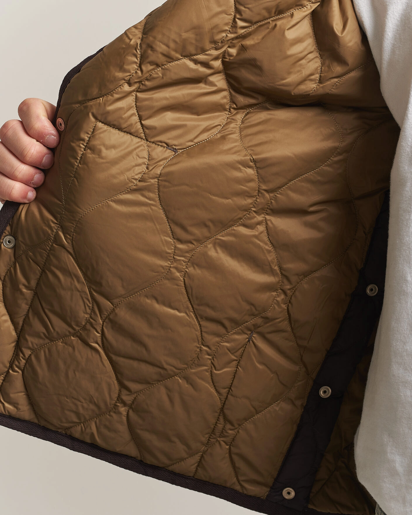 Herr | Jackor | TAION | Military Crew Neck Down Jacket Dark Choco