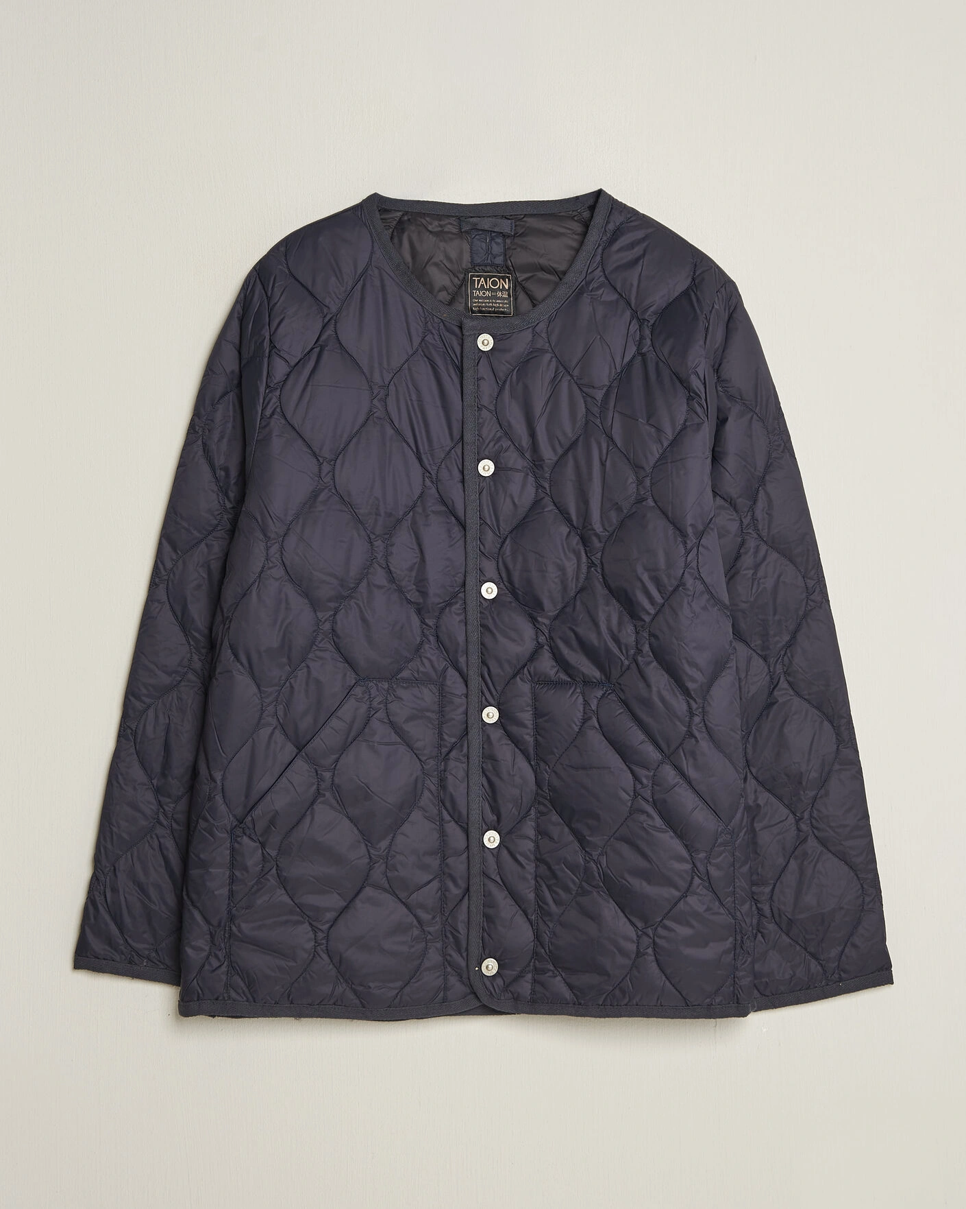Herr | Jackor | TAION | Military Crew Neck Down Jacket Dark Navy