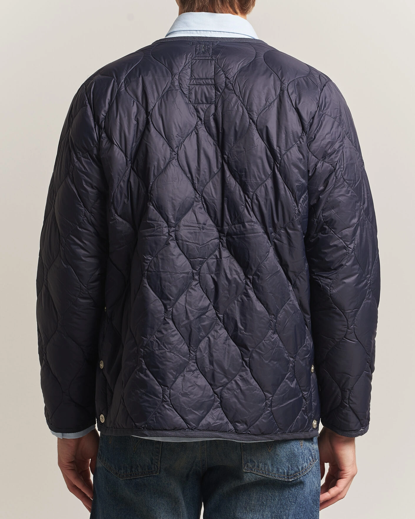 Herr | Jackor | TAION | Military Crew Neck Down Jacket Dark Navy