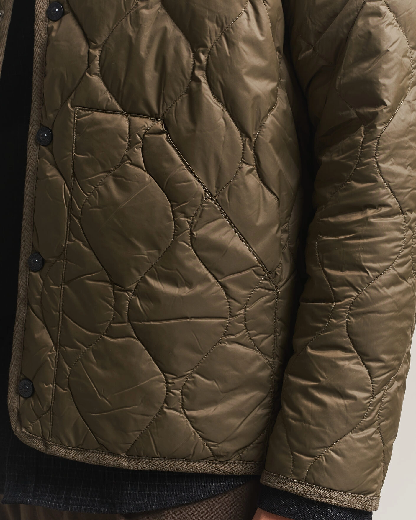 Herr | Jackor | TAION | Military Crew Neck Down Jacket Dark Olive