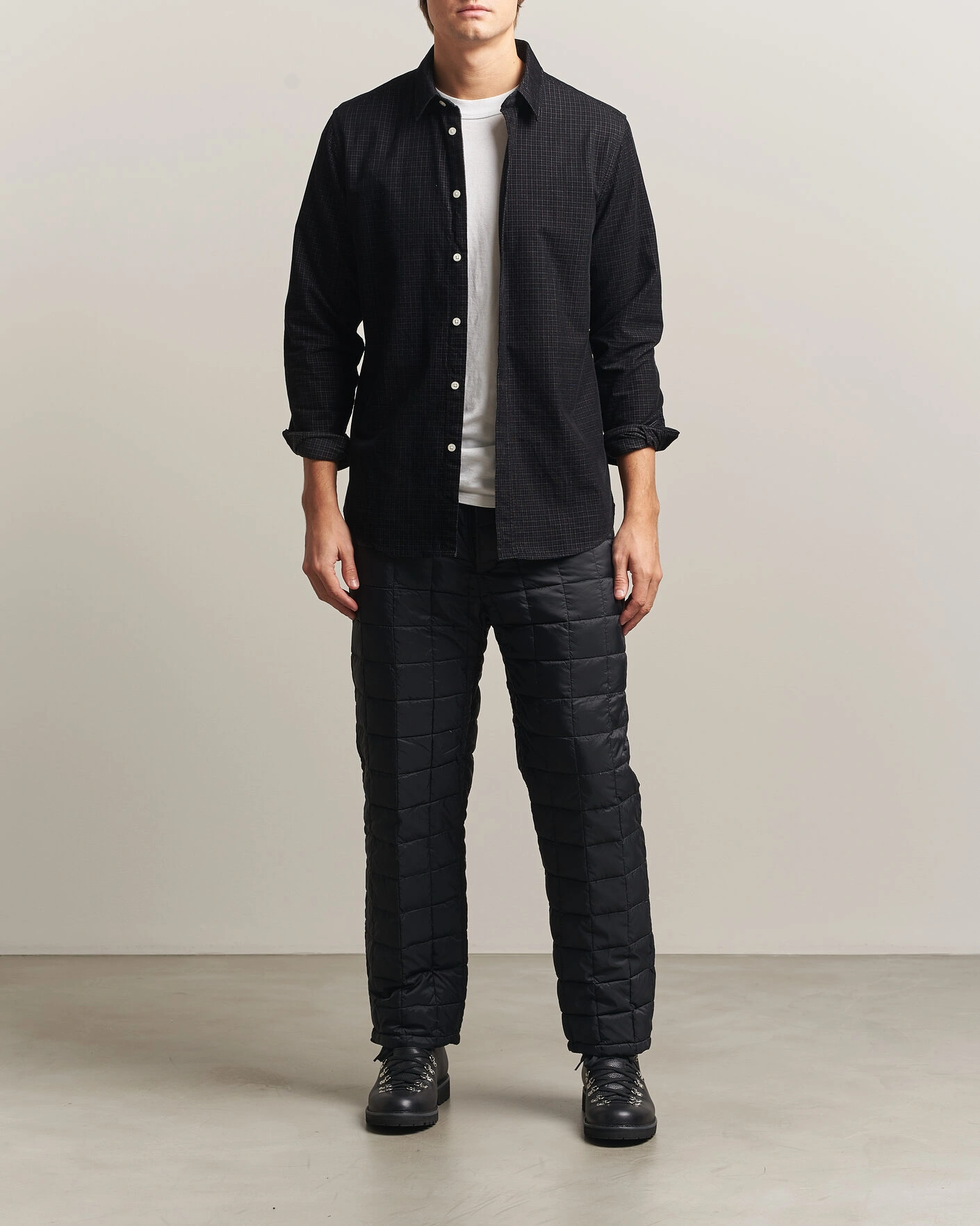 Herr | Byxor | TAION | Mountain Down Pants Black