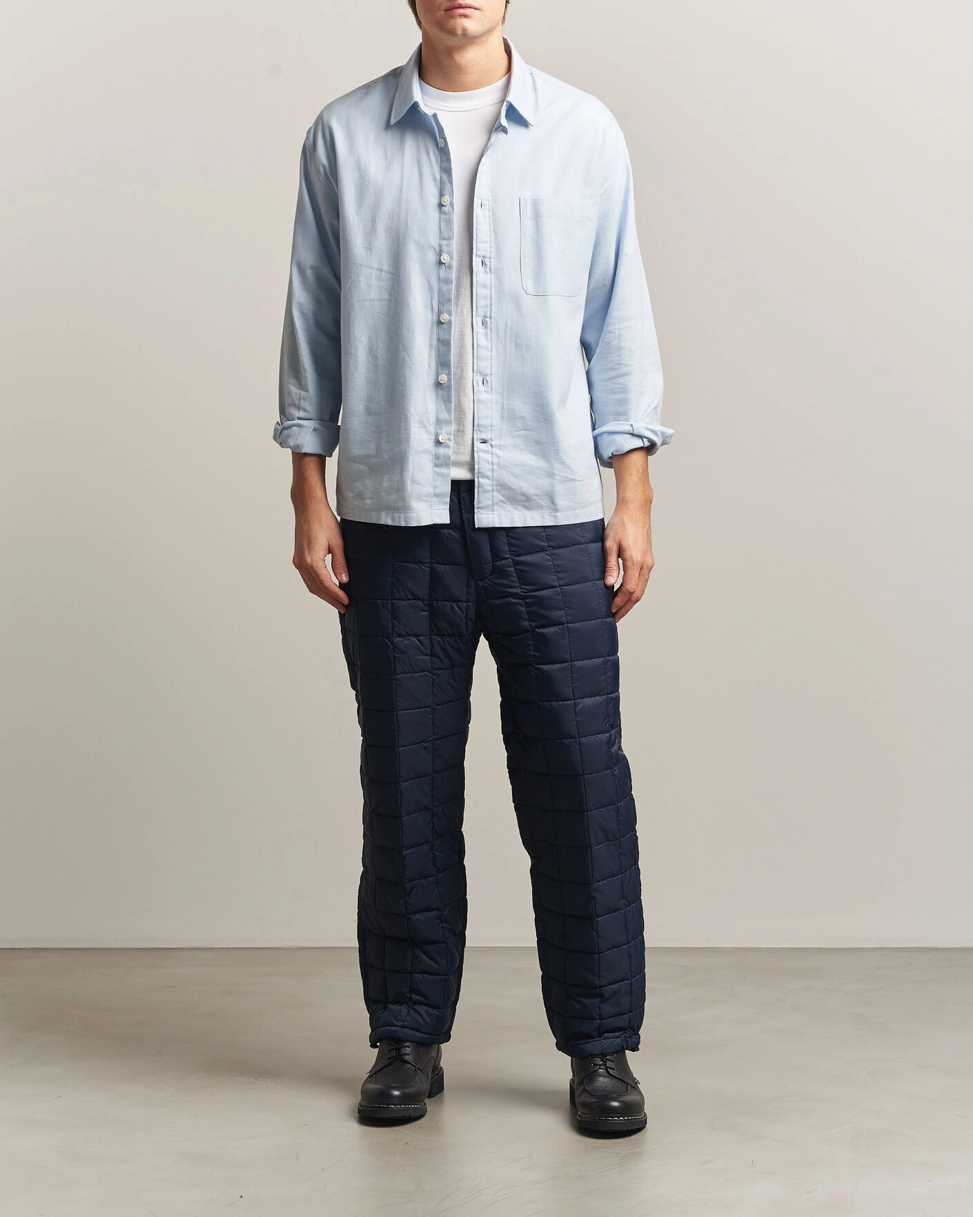 Herr | Byxor | TAION | Mountain Down Pants Dark Navy