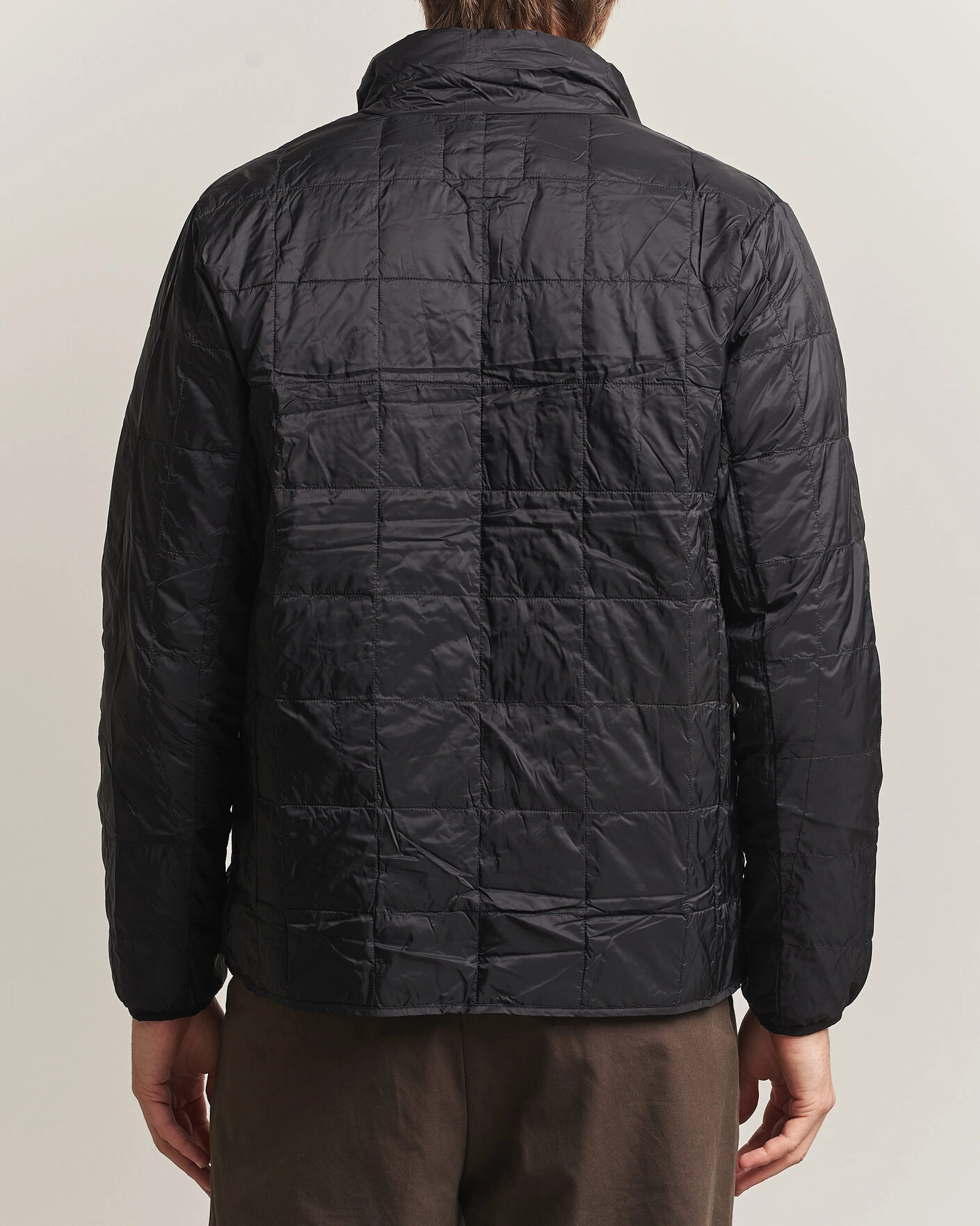 Herr | Jackor | TAION | High Neck Full Zip Lightweight Down Jacket Black