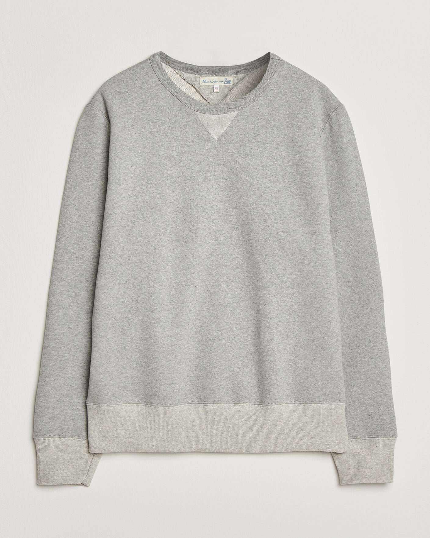 Herr | Tröjor | Merz b. Schwanen | Vintage Machine Sweatshirt Grey Melange