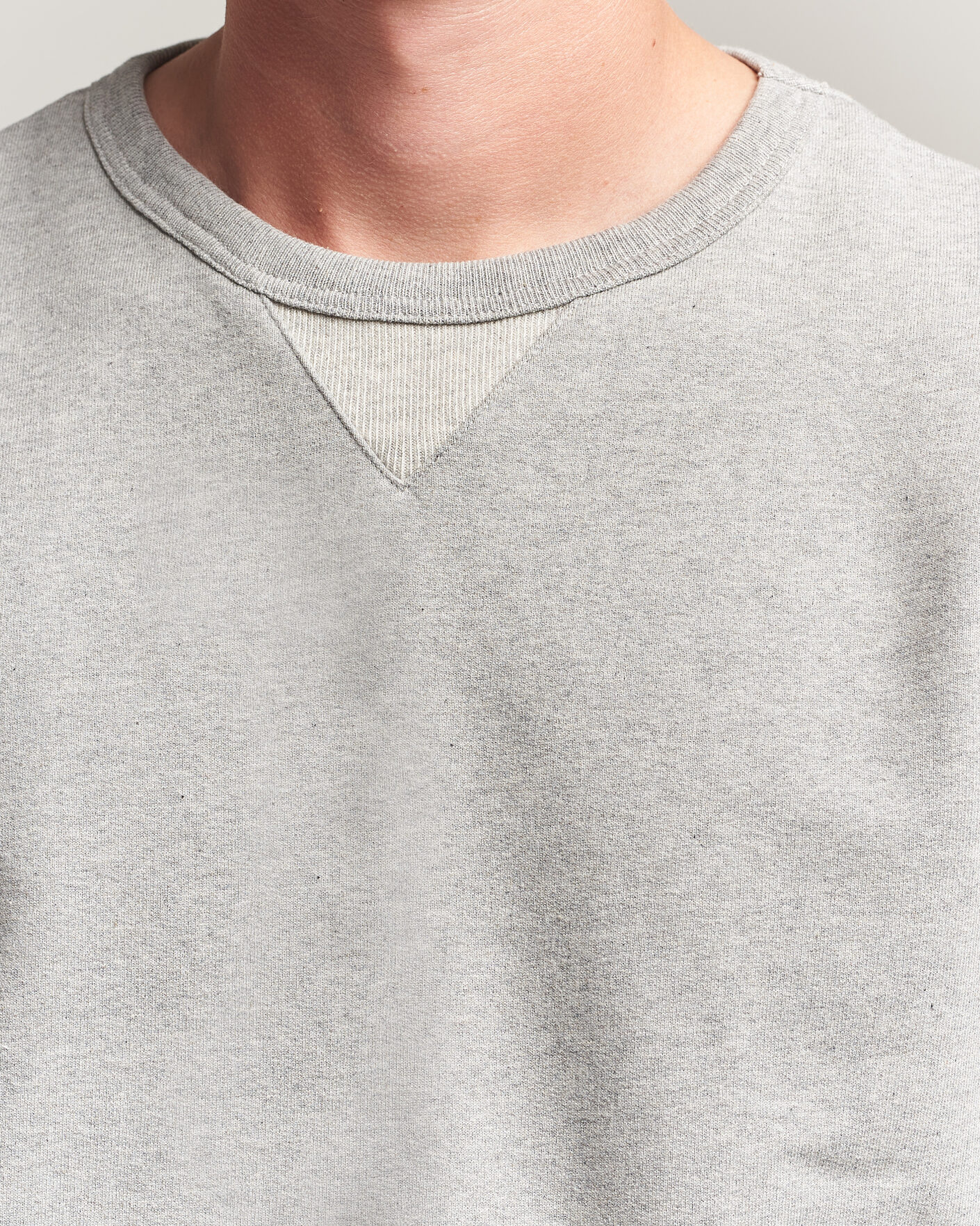 Herr | Tröjor | Merz b. Schwanen | Vintage Machine Sweatshirt Grey Melange