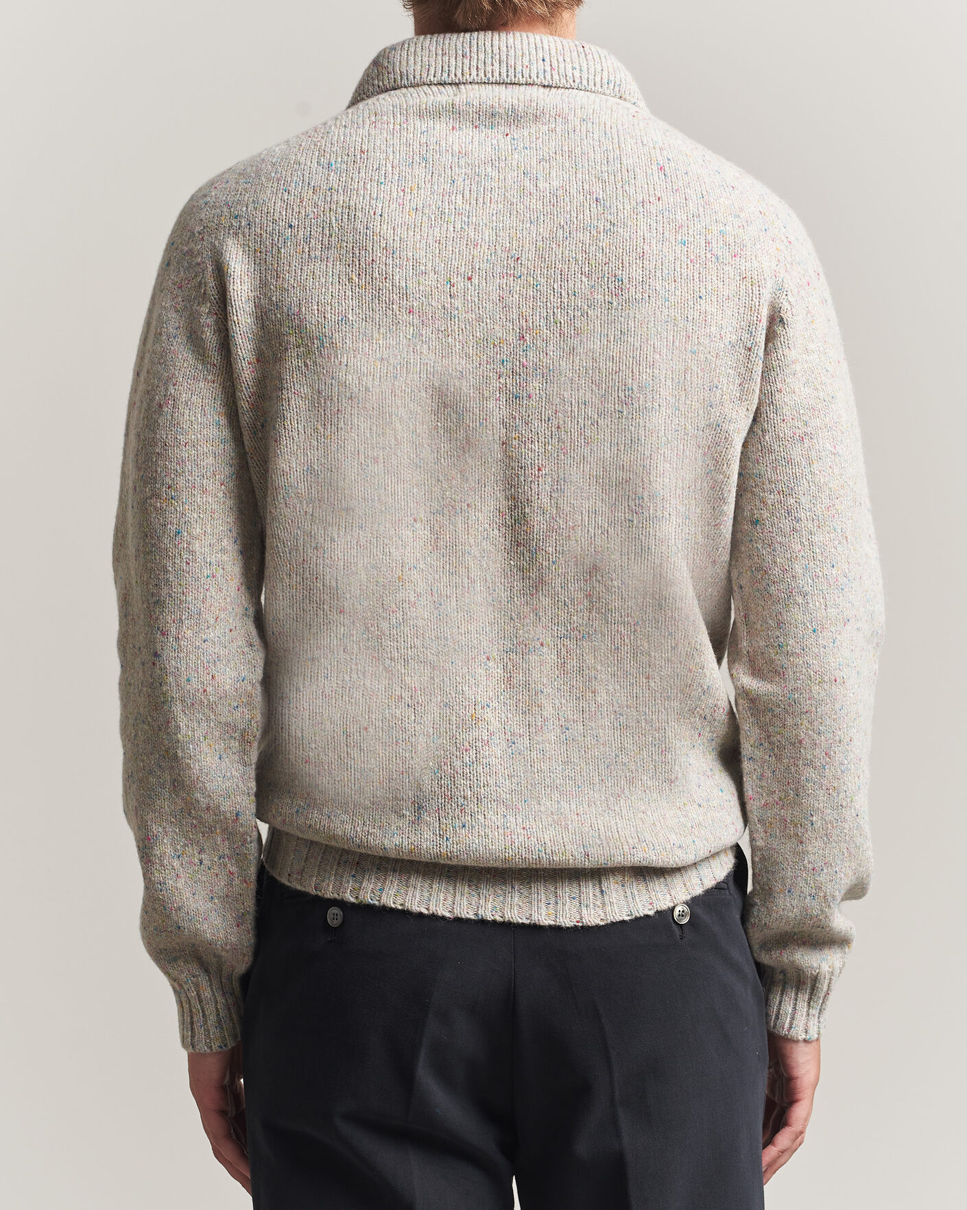 Herr | Tröjor | Harley Of Scotland | Donegal Wool Polo Machair