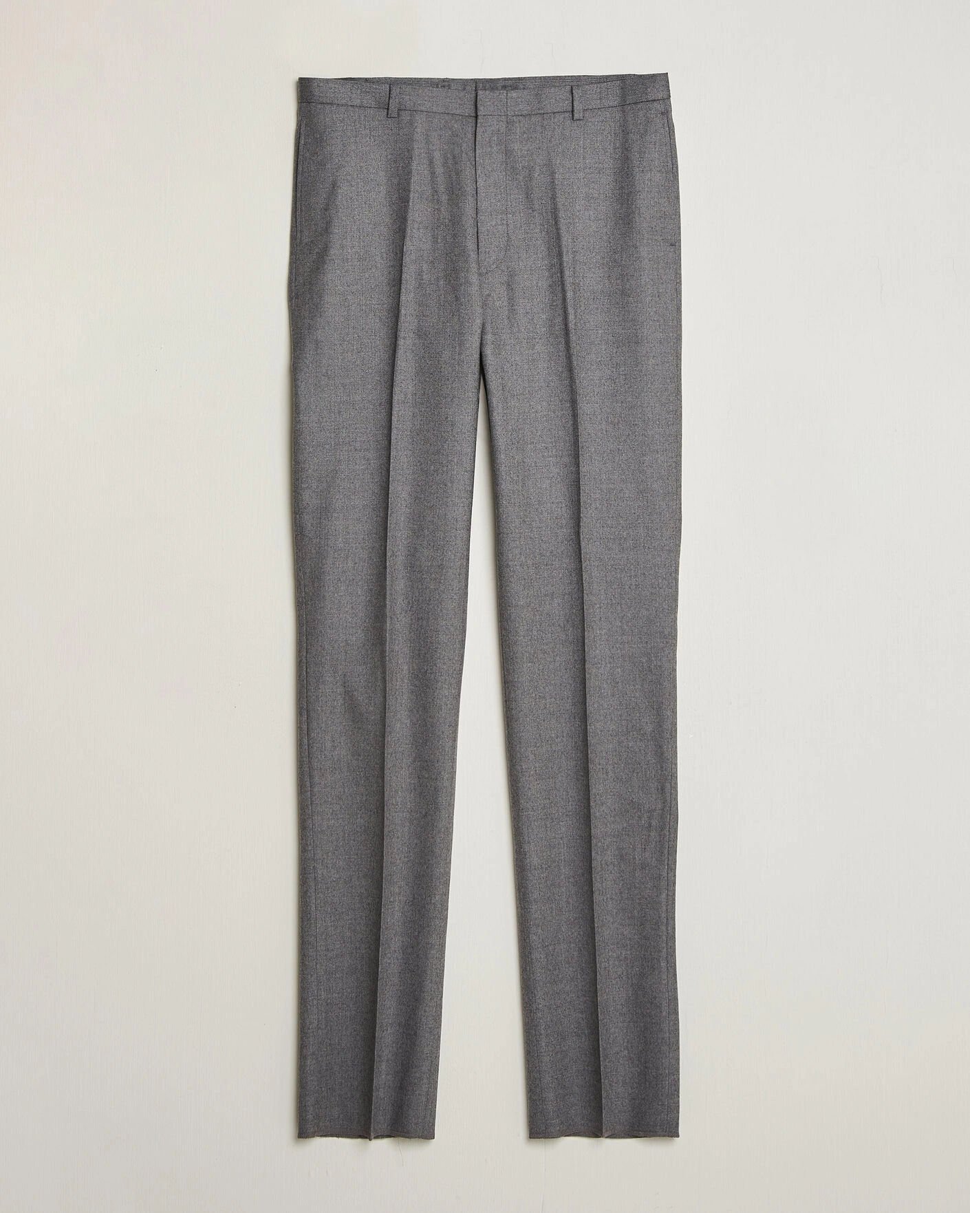 Herr | Byxor | Kamakura Shirts | Saxony Wool Ivy Trousers Mid Gray