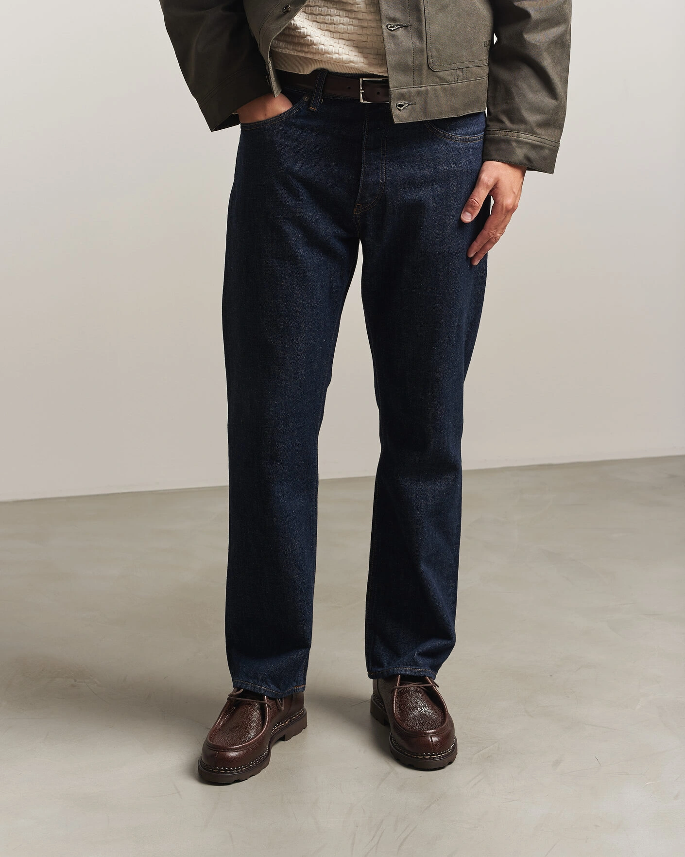 Herr | Derbys | Paraboot | Michael Derby Ebony Grain