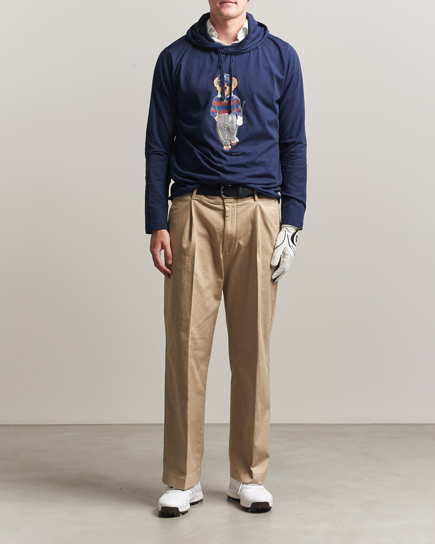 Herr | Tröjor | RLX Ralph Lauren | Bear Hoodie Refined Navy