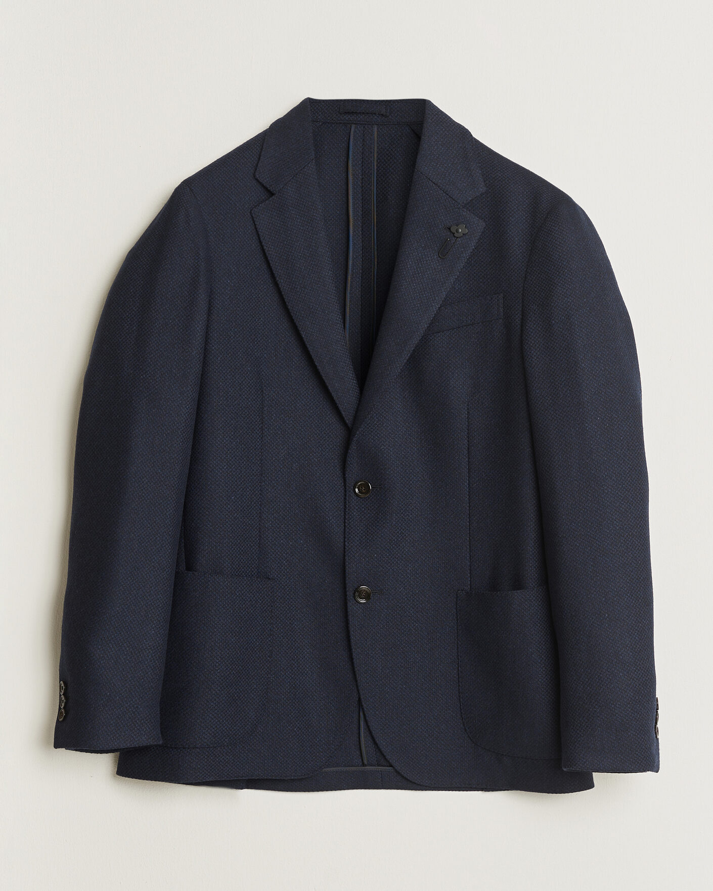 Herr | Kavajer | Lardini | Wool/Cashmere Blazer Navy