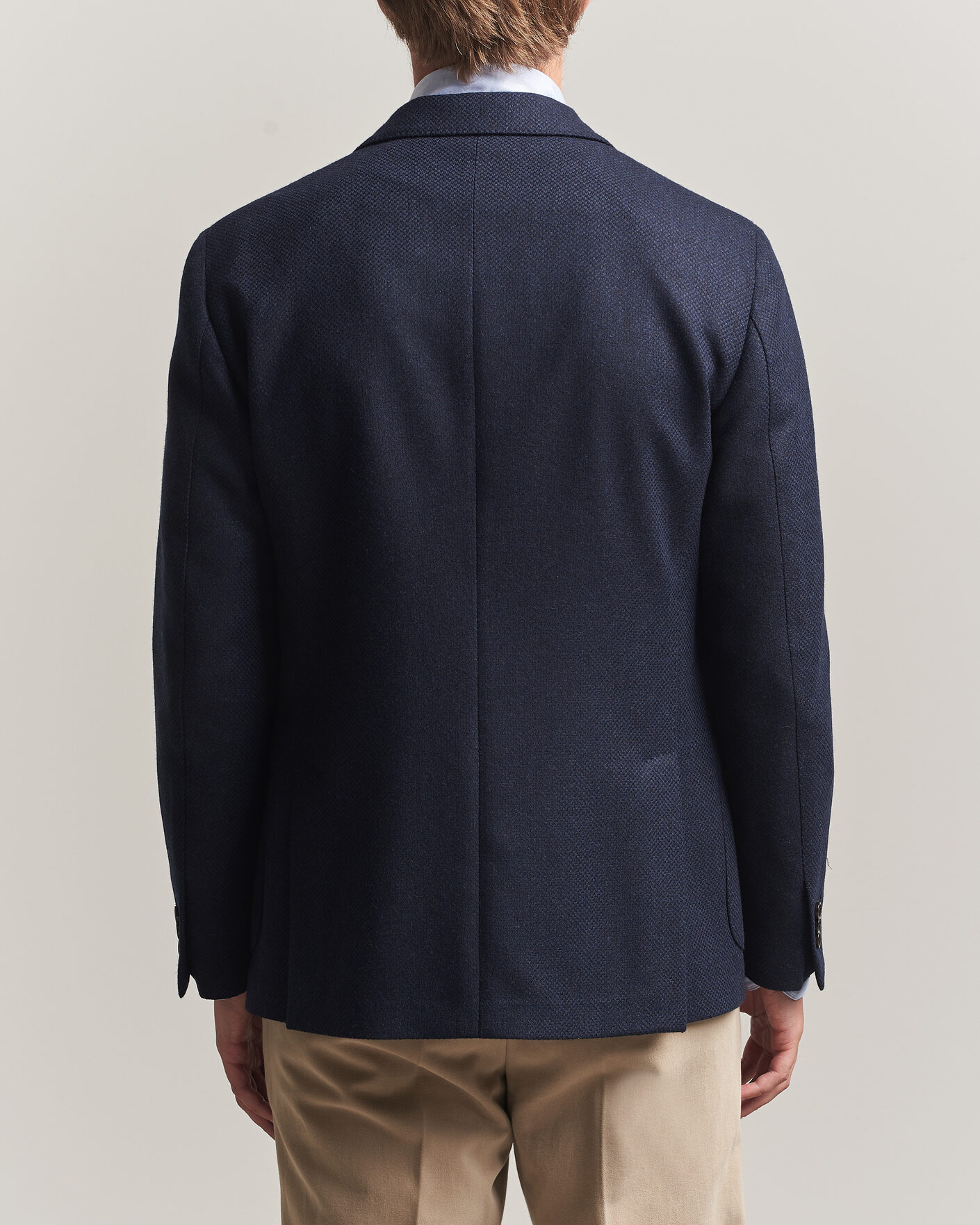 Herr | Kavajer | Lardini | Wool/Cashmere Blazer Navy