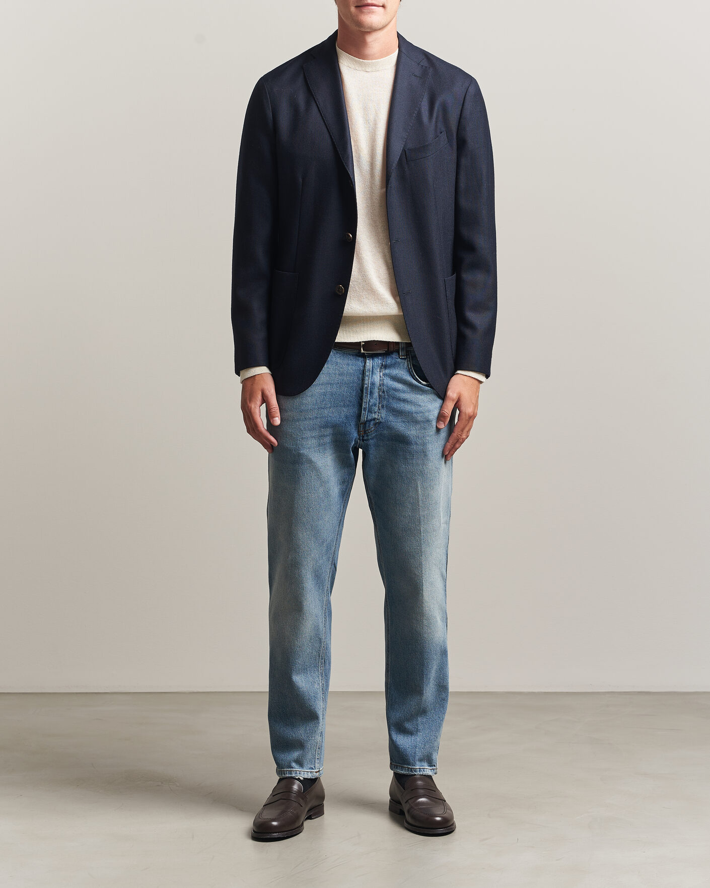 Herr | Jeans | Lardini | Cotton Denim Blue