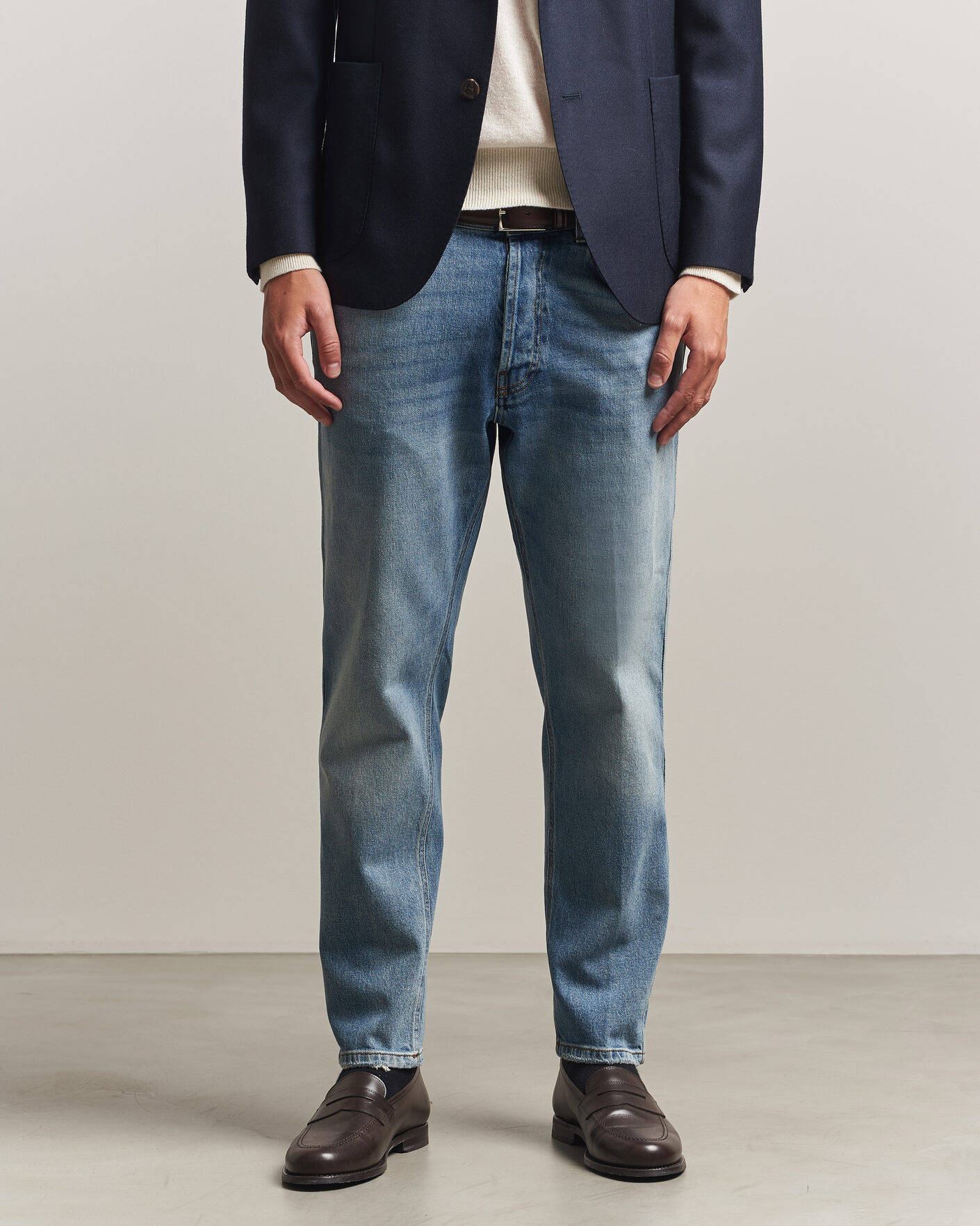 Herr | Jeans | Lardini | Cotton Denim Blue