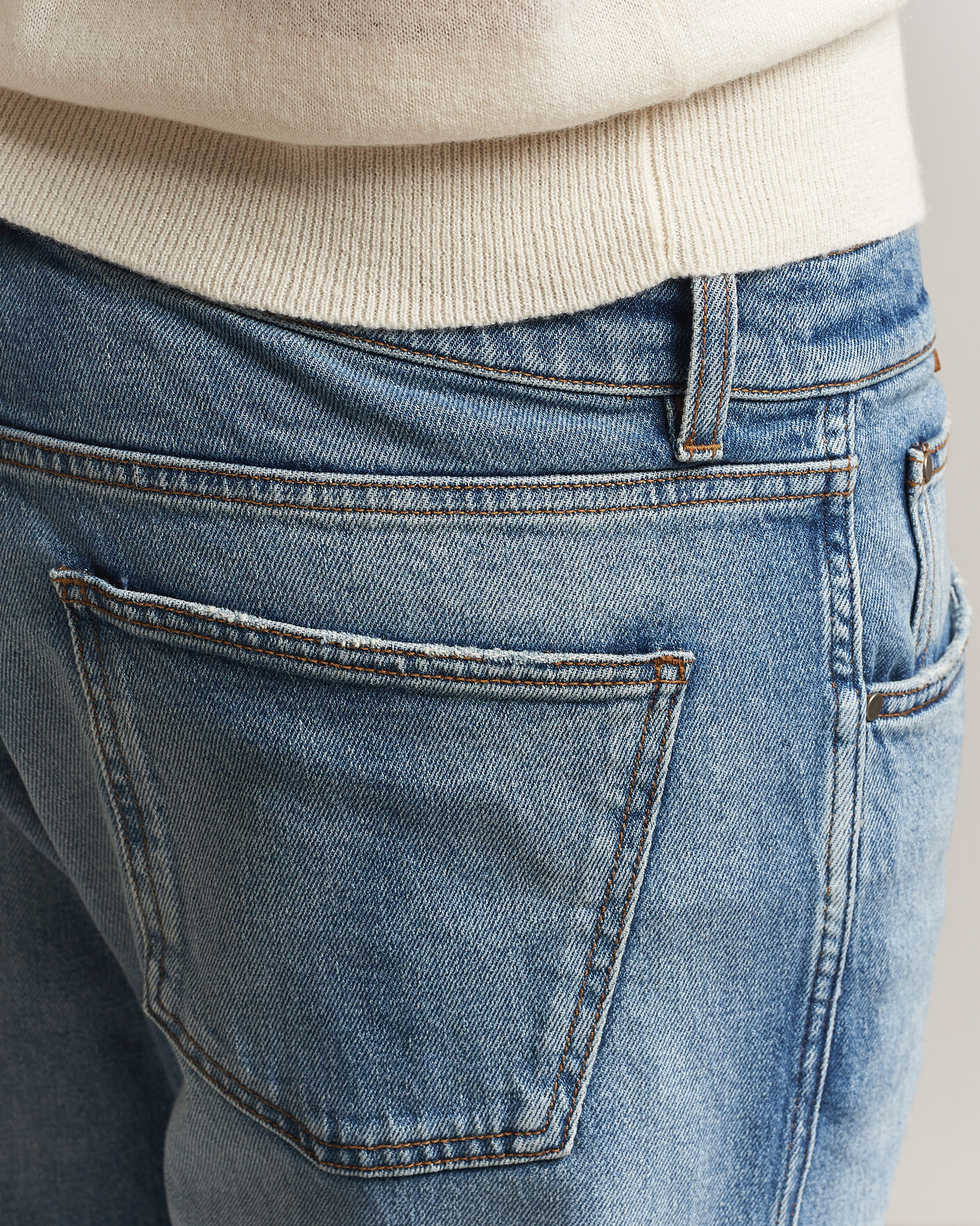Herr | Jeans | Lardini | Cotton Denim Blue