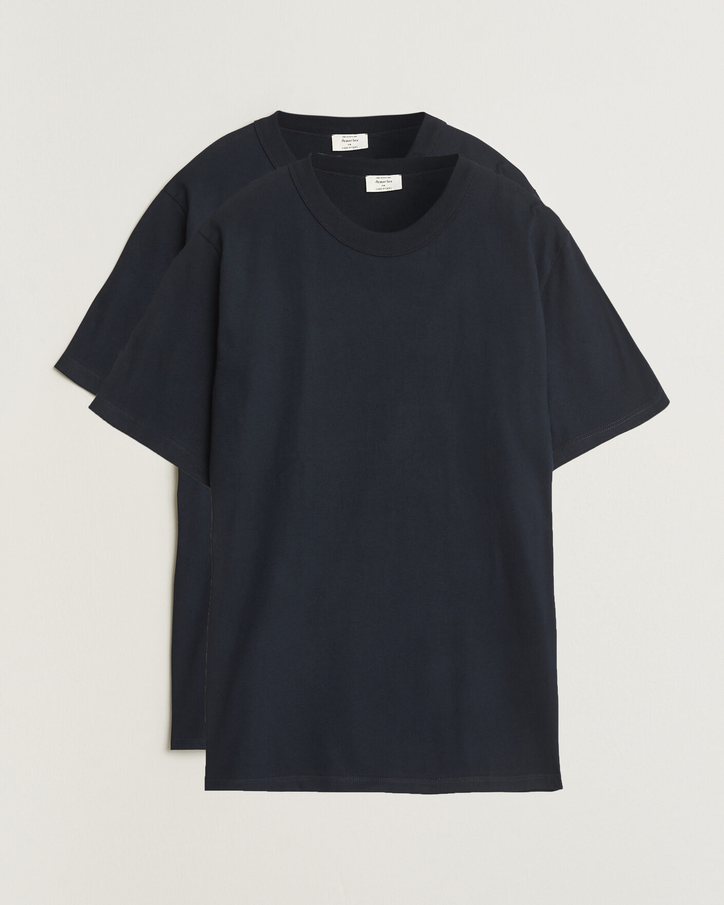 Herr | T-Shirts | Armor Lux for Care of Carl | Armor-lux 2-Pack Heritage Callac T-Shirt Rich Navy