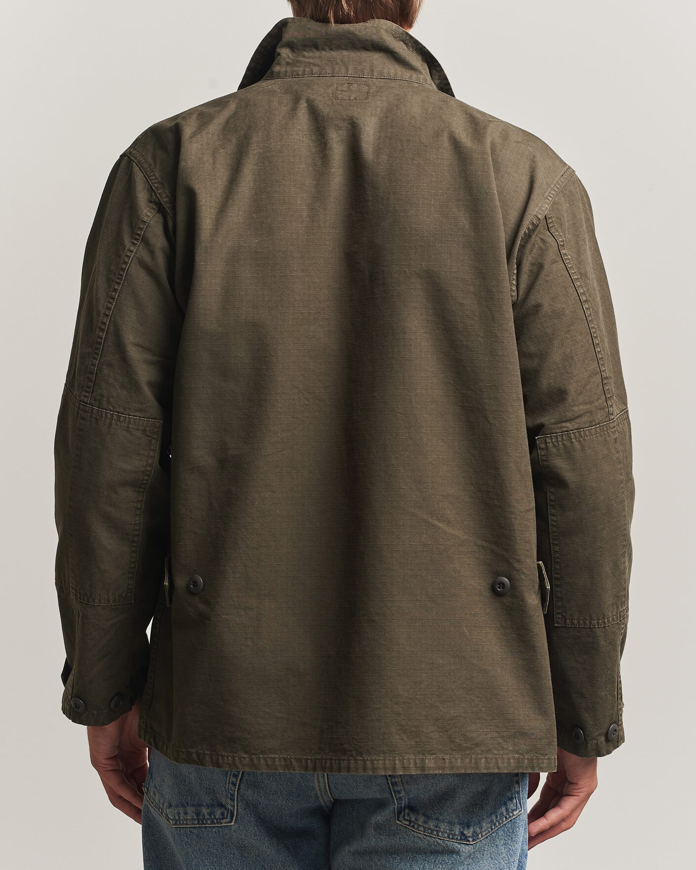 Herr | Jackor | orSlow | B.D.U. Stone Washed Jacket Coffee Brown