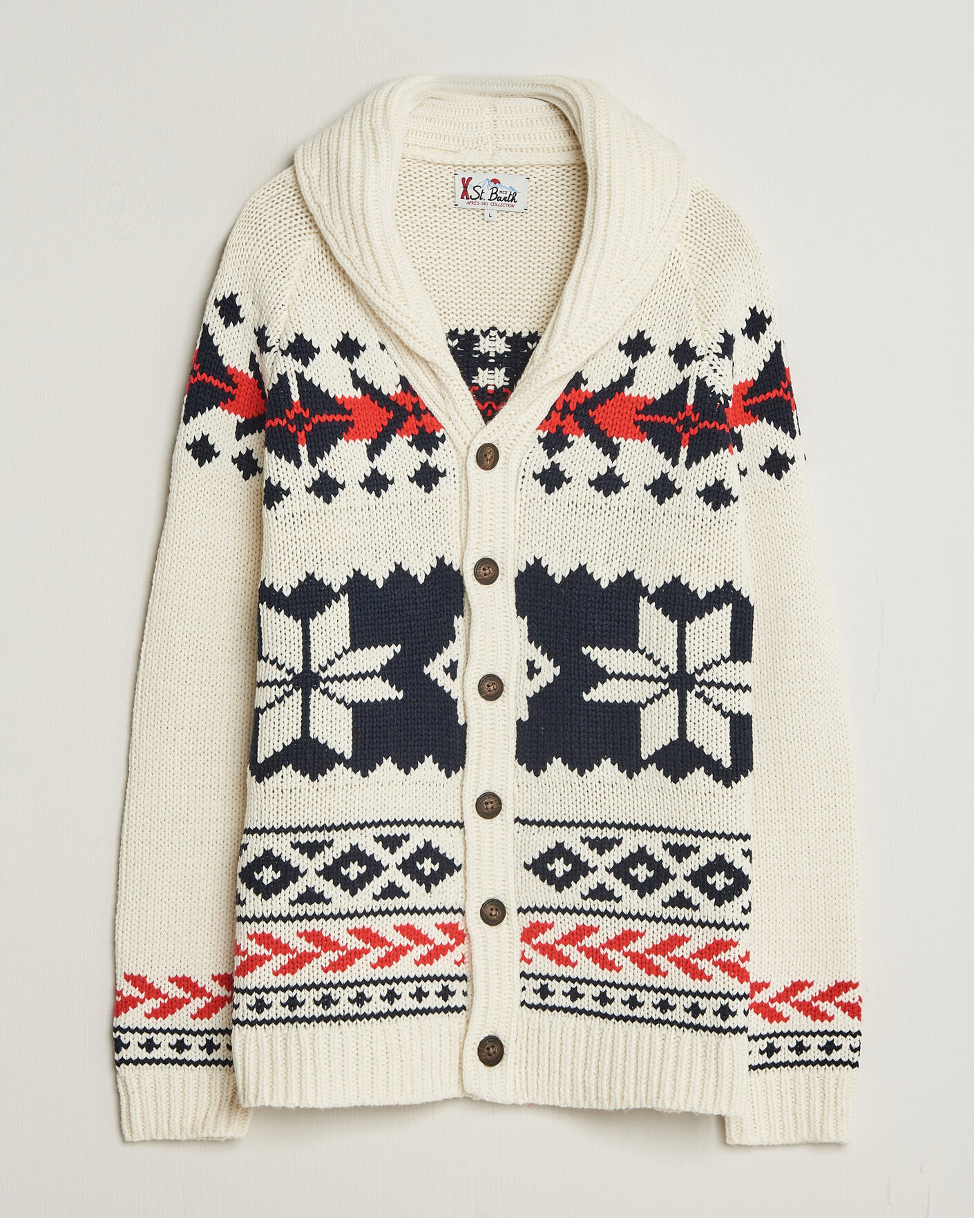 Herr | Tröjor | MC2 Saint Barth | Archer Cardigan Nordic Aztec