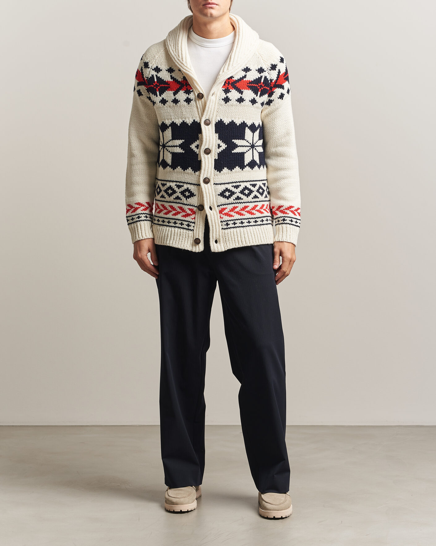 Herr | Tröjor | MC2 Saint Barth | Archer Cardigan Nordic Aztec