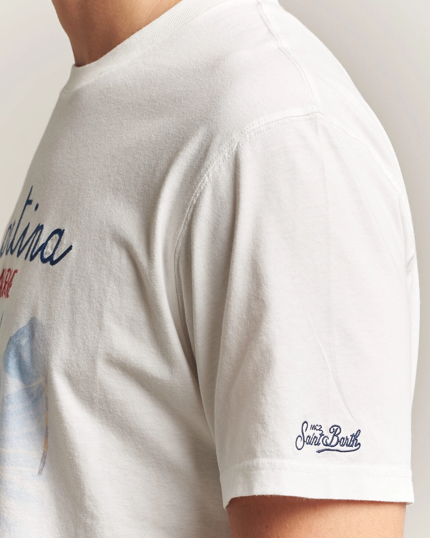 Herr | T-Shirts | MC2 Saint Barth | Printed Cotton T-Shirt Cortina