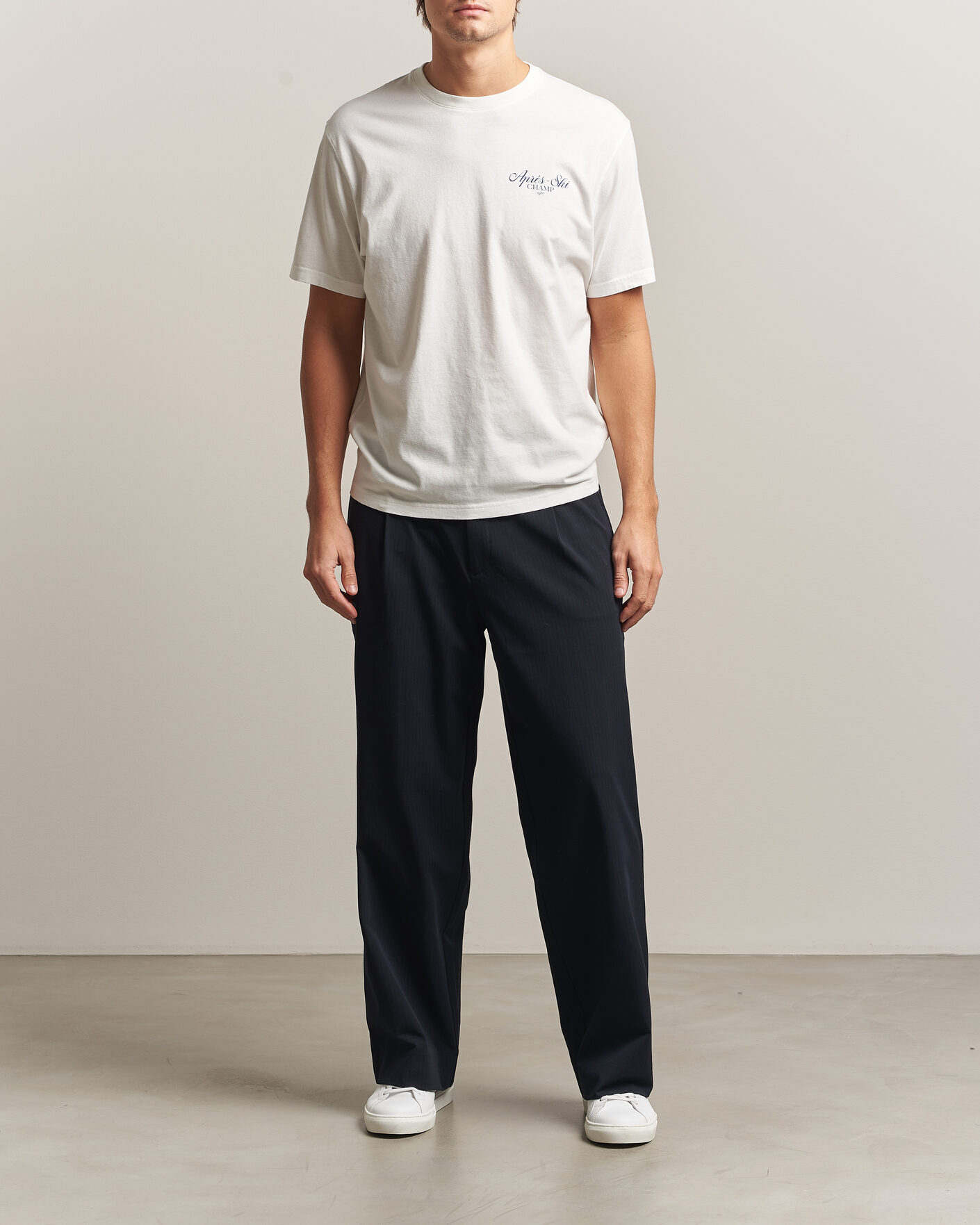 Herr | T-Shirts | MC2 Saint Barth | Back Printed Cotton T-Shirt Ski Post Race