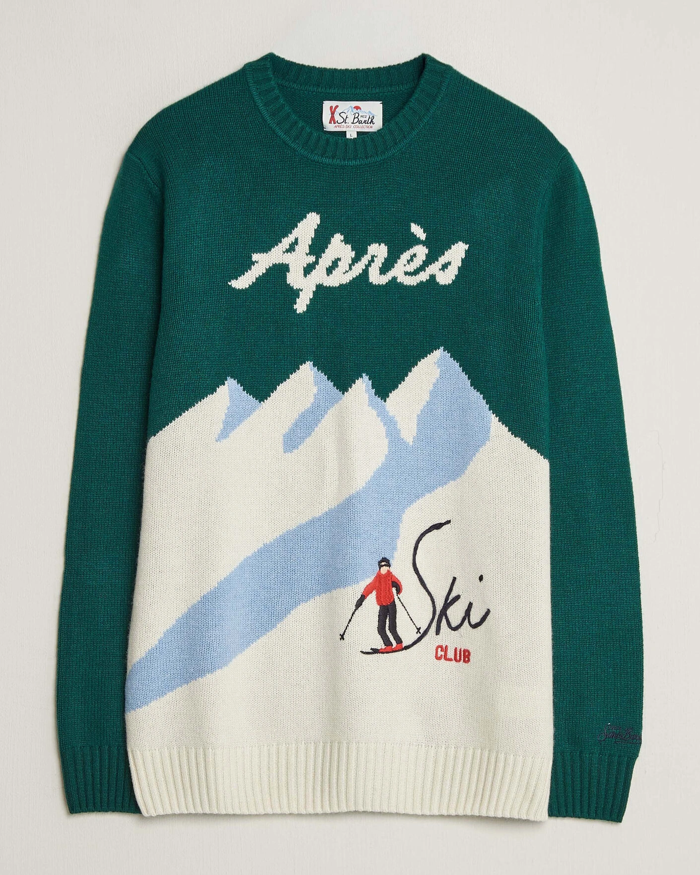 Herr | Tröjor | MC2 Saint Barth | Bombardino Printed Sweater Apres Ski Club