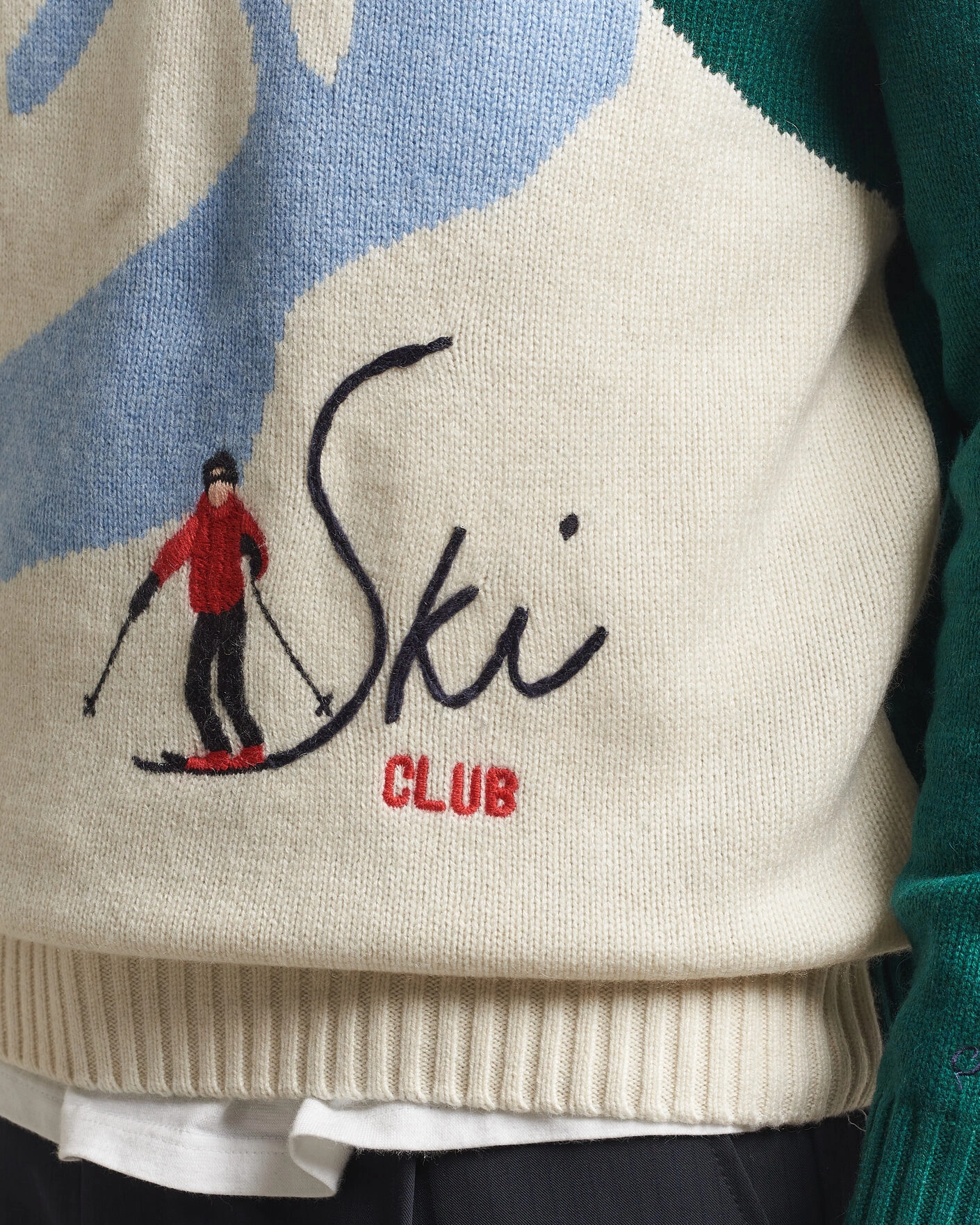Herr | Tröjor | MC2 Saint Barth | Bombardino Printed Sweater Apres Ski Club