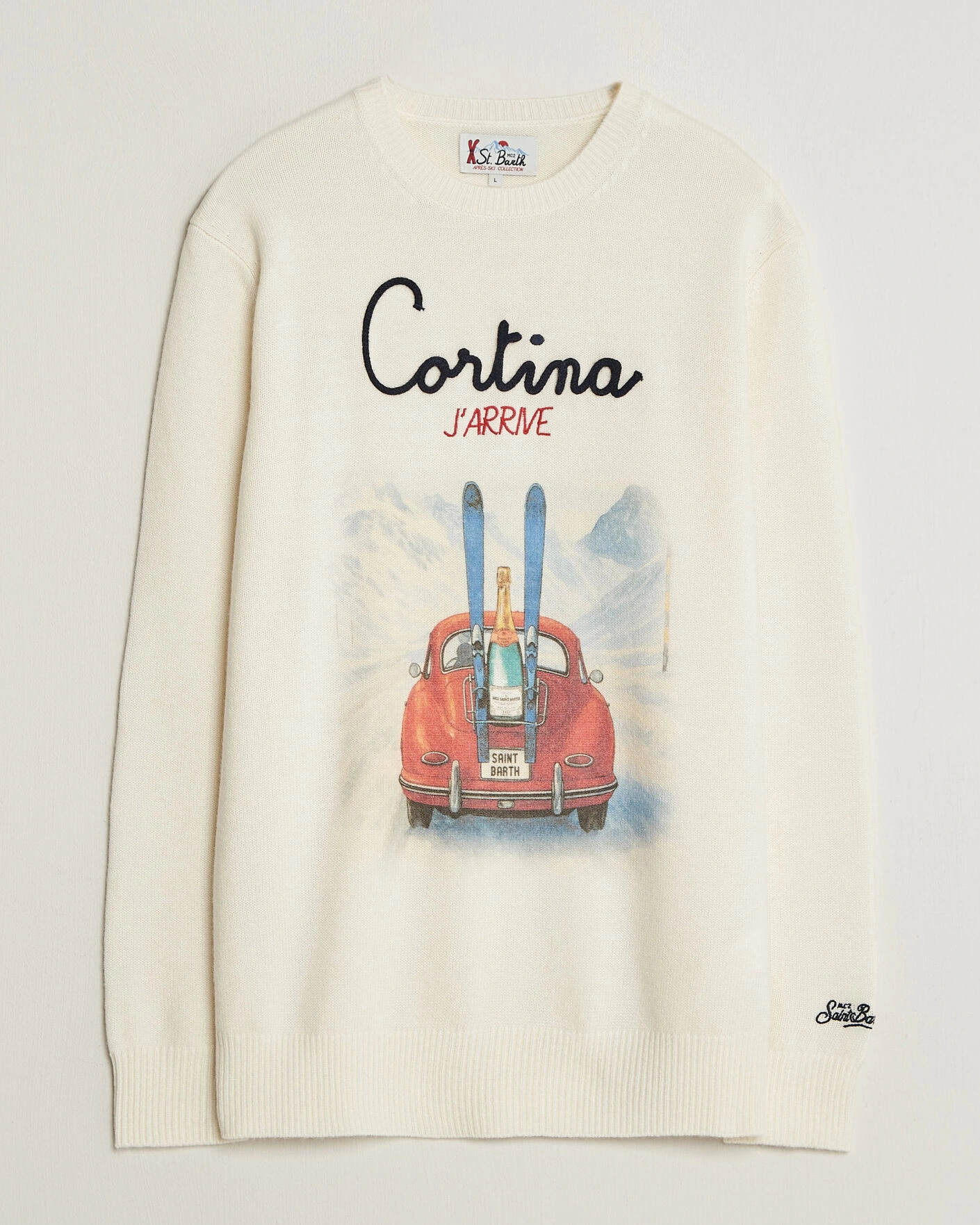 Herr | Tröjor | MC2 Saint Barth | Heron Printed Sweater Cortina