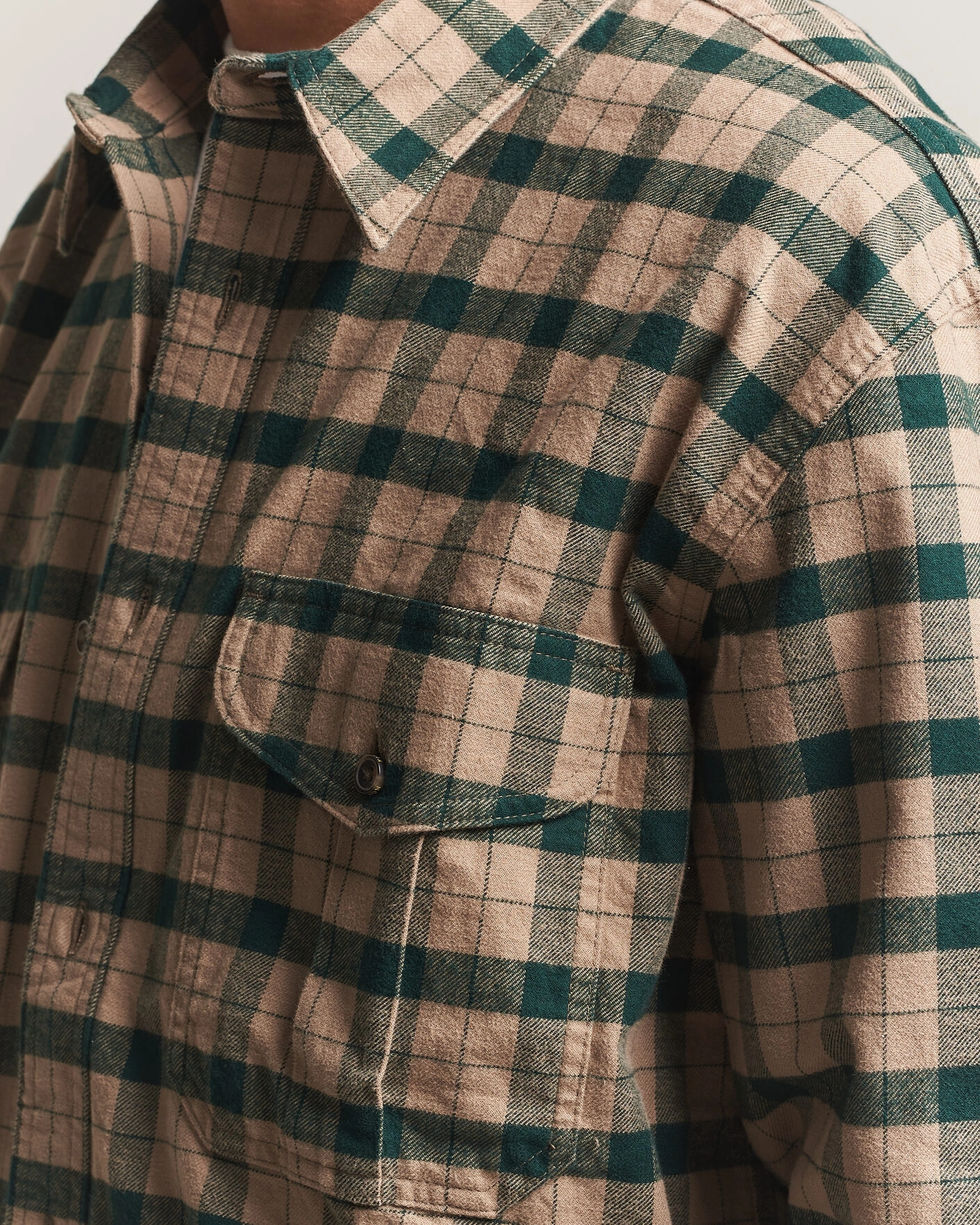 Herr | Skjortor | Filson | Checked Alaskan Guide Shirt Oatmeal