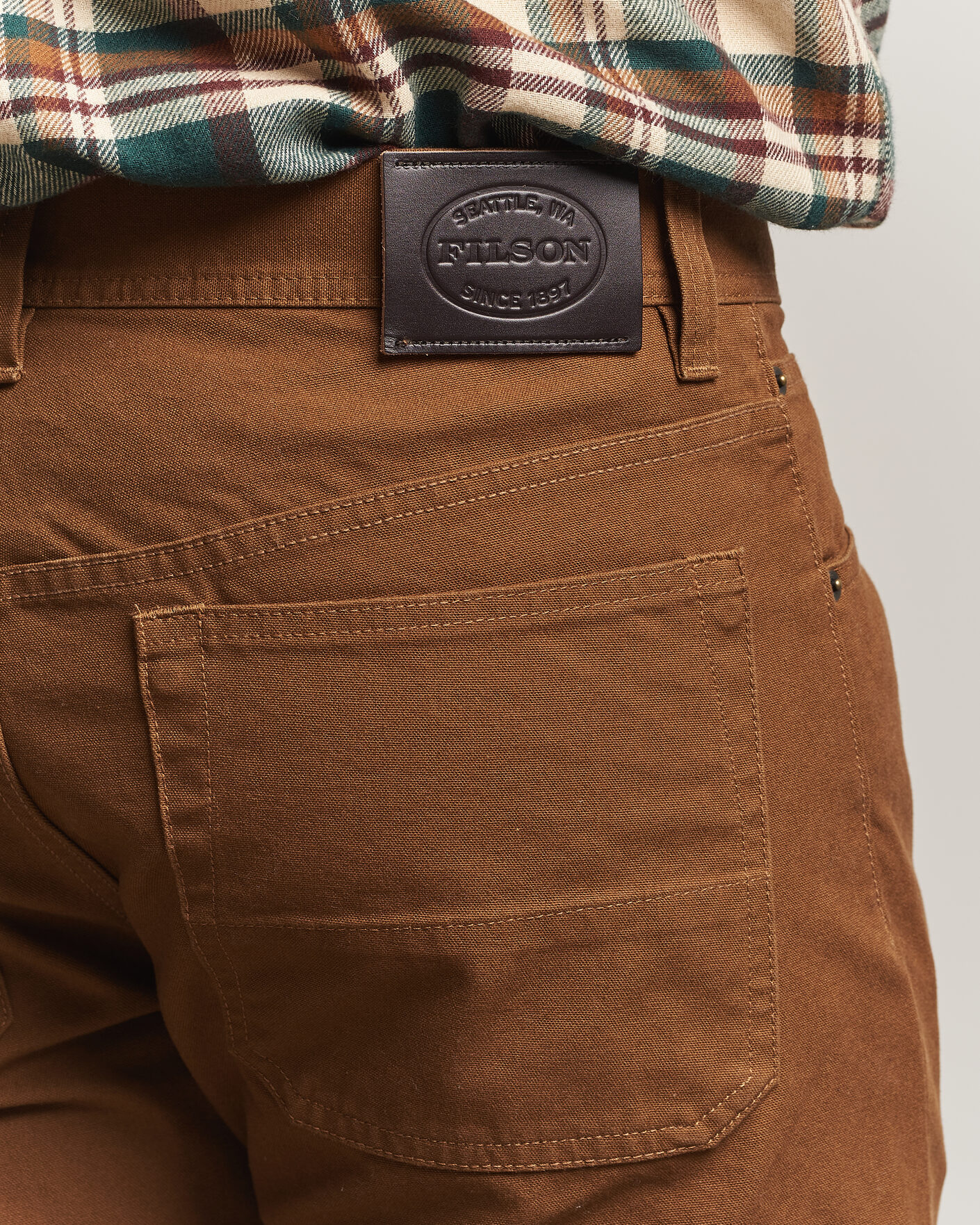 Herr | Byxor | Filson | Dry Tin 5-Pocket Pants Whiskey